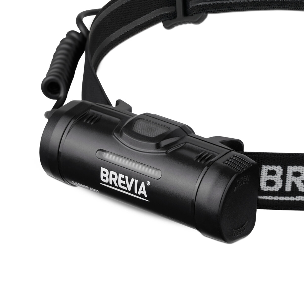 Ліхтар налобний Brevia 500Lm, 2600mAh micro-USB, IP64, заднє світло (14500FAX1) дивитися фото №5