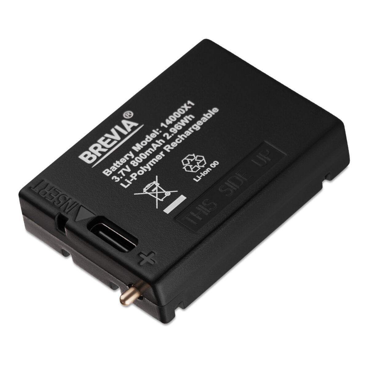Акумулятор Brevia 3.7V 800mAh Li-polymer з Type-C для налобних ліхтарів (14000X1) Зображення №2 Акумулятор Brevia 3.7V 800mAh Li-polymer з Type-C для налобних ліхтарів (14000X1) дивитися фото №2