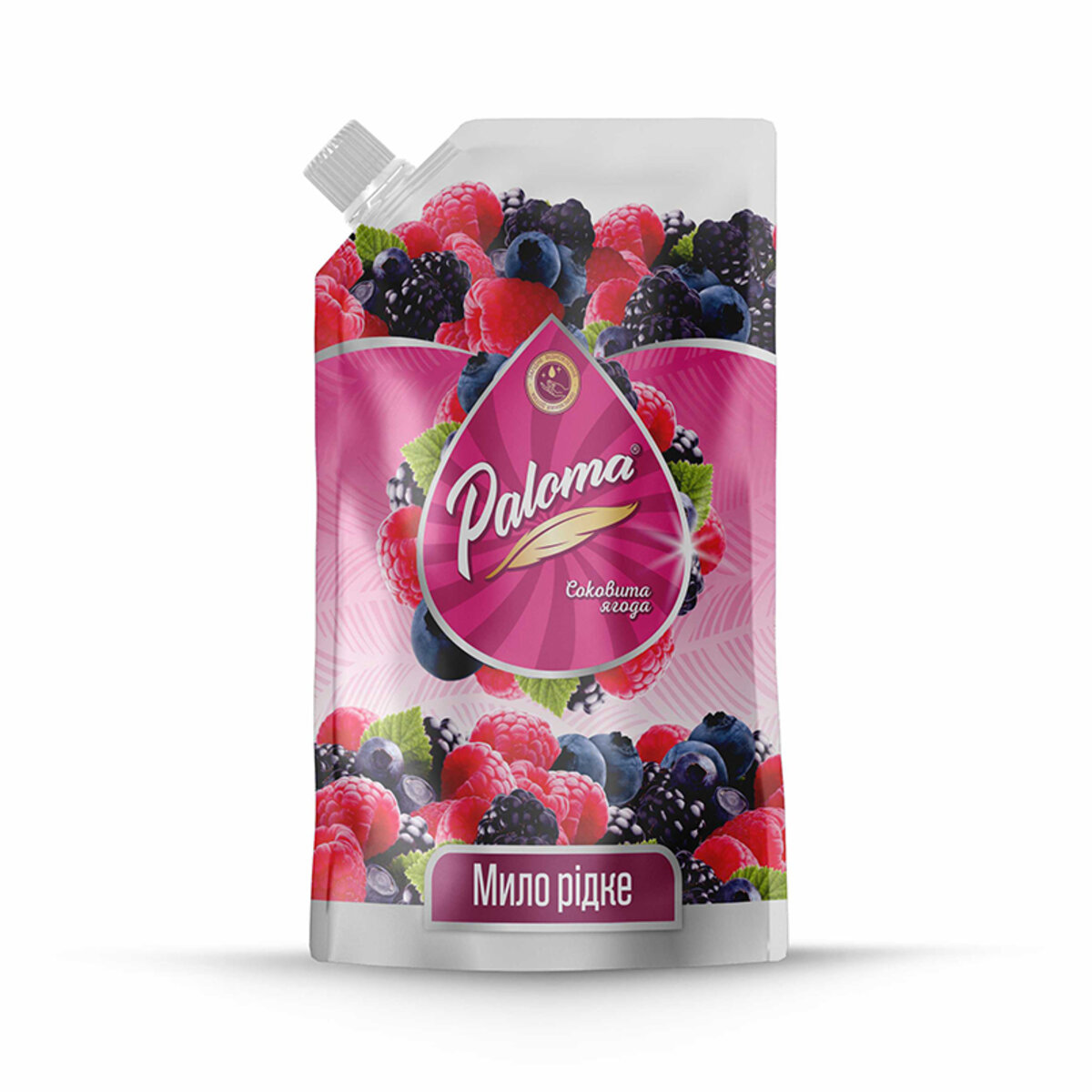 Рідке мило Paloma Соковита ягода дой-пак, 500мл (PE51400) дивитися фото №1