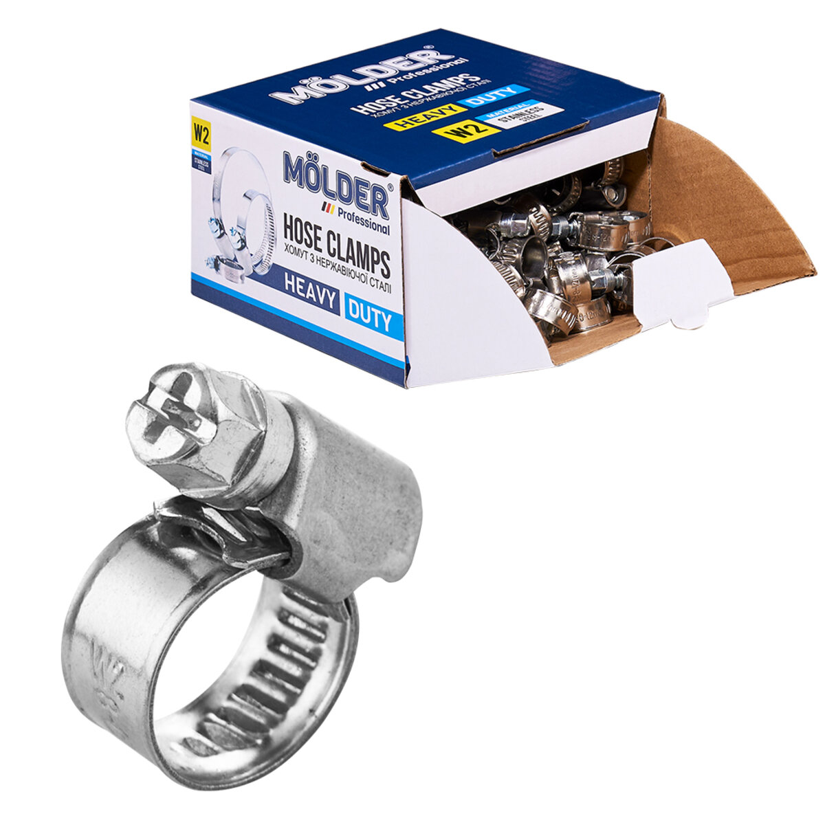 Хомути Molder 08-12/W2, 9мм, 100шт (MA40012) дивитися фото №1