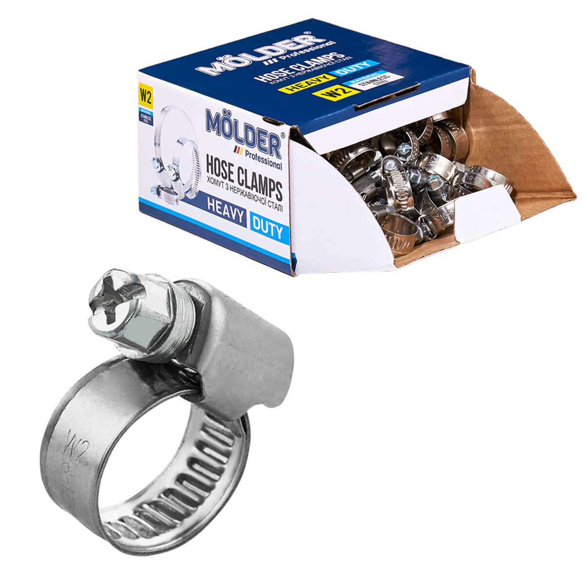 Хомути Molder 10-16/W2, 9мм, 100шт (MA40016) дивитися фото №1