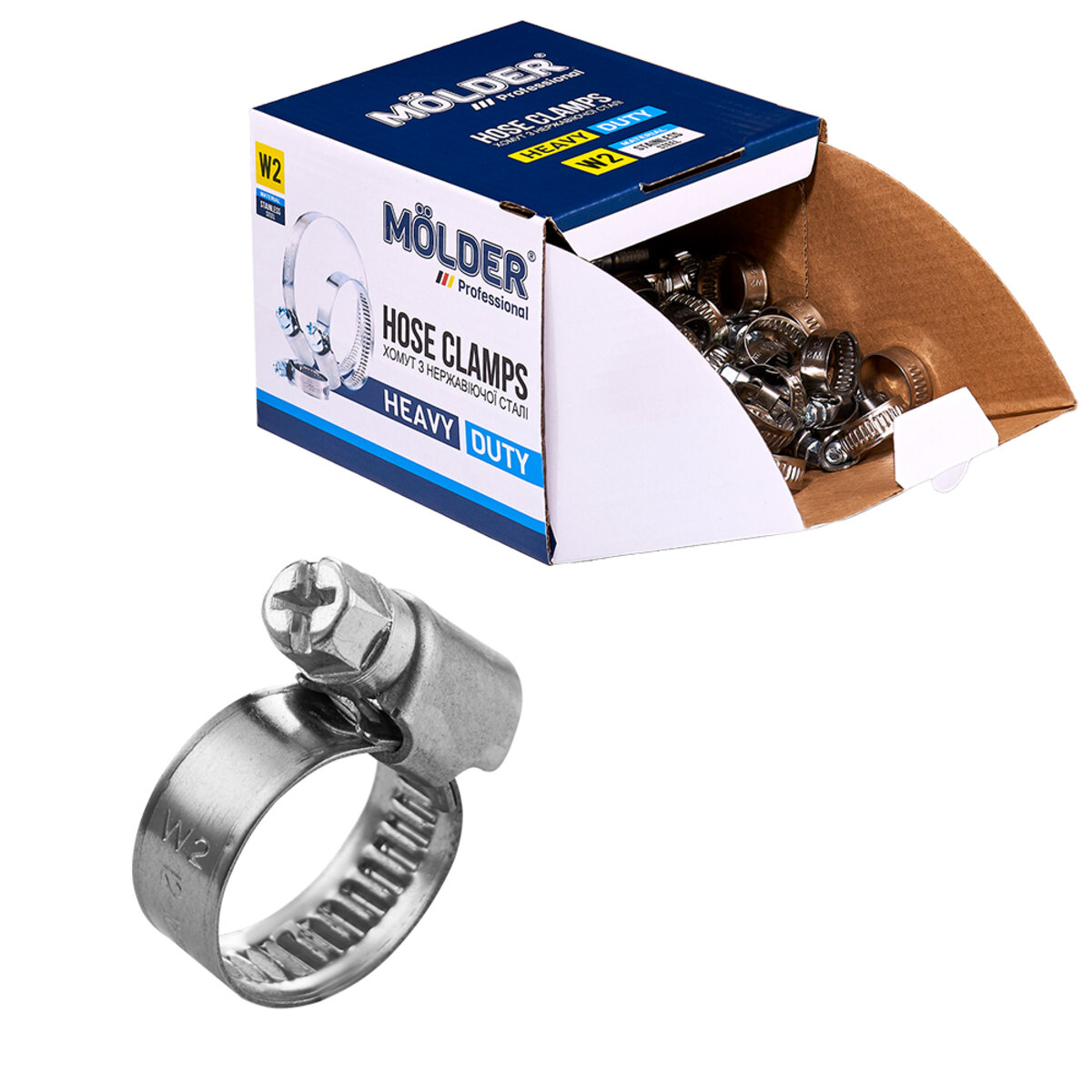 Хомути Molder 12-18/W2, 9мм, 100шт (MA40018) дивитися фото №1