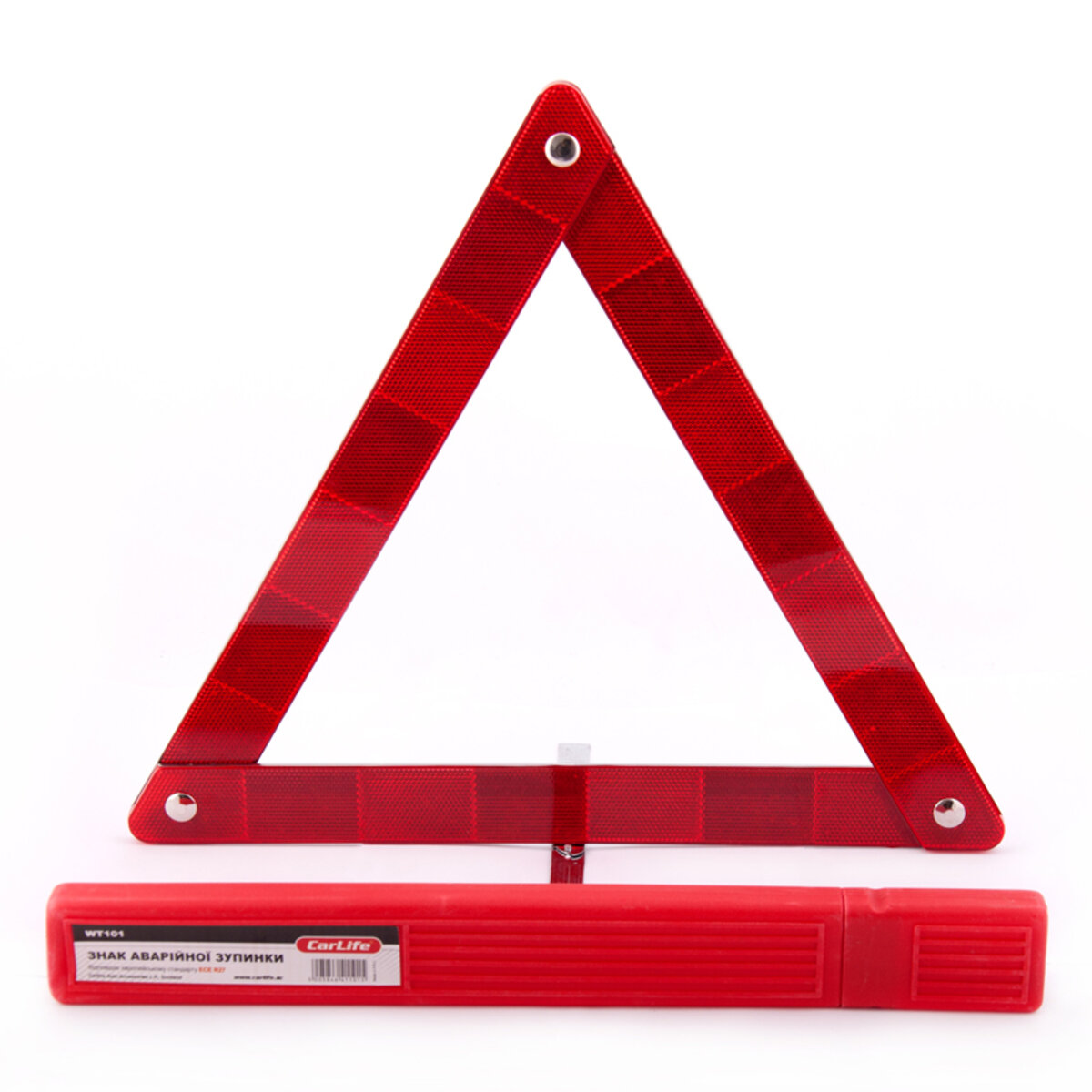 Знак аварійної зупинки (пласт. упак.) (WT101) дивитися фото №1