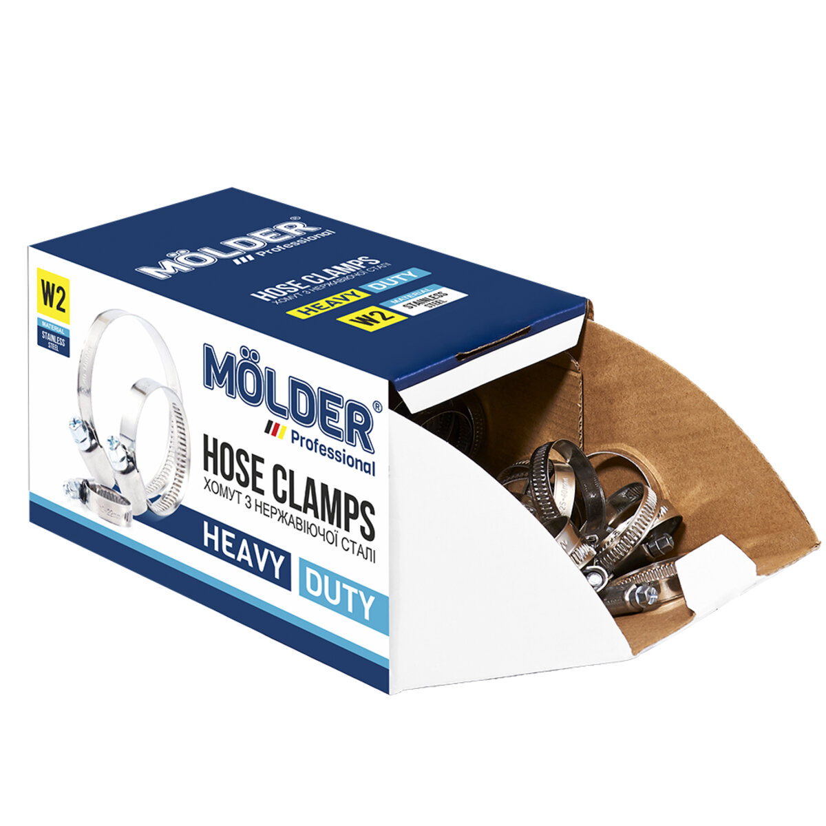 Хомути Molder 25-40/W2, 9мм, 100шт (MA40040) дивитися фото №5