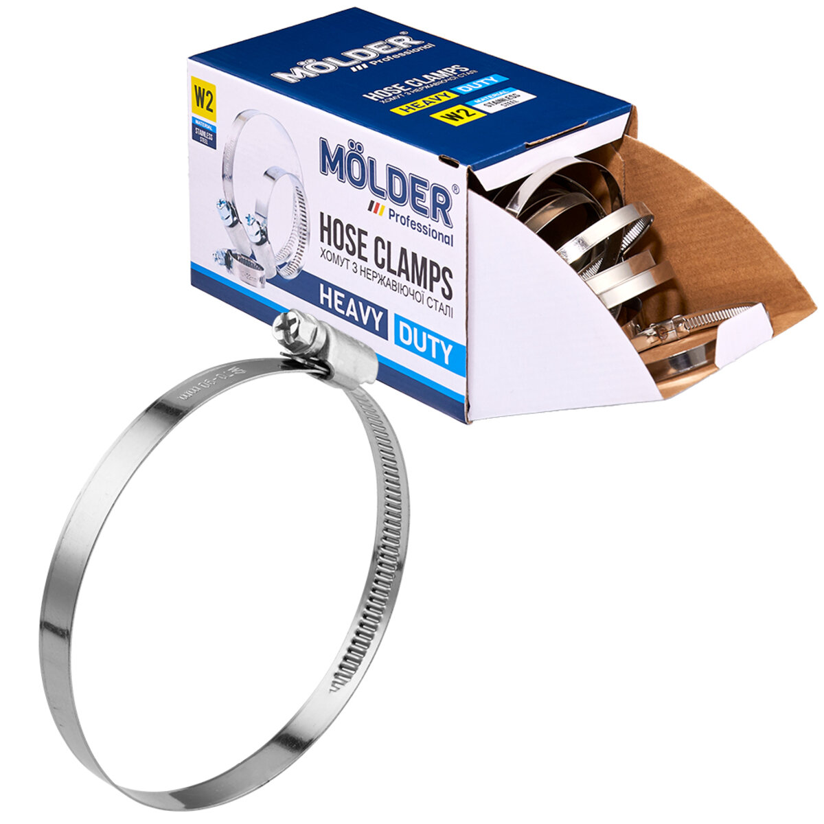 Хомути Molder 70-90/W2, 9мм, 100шт (MA40090) дивитися фото №1
