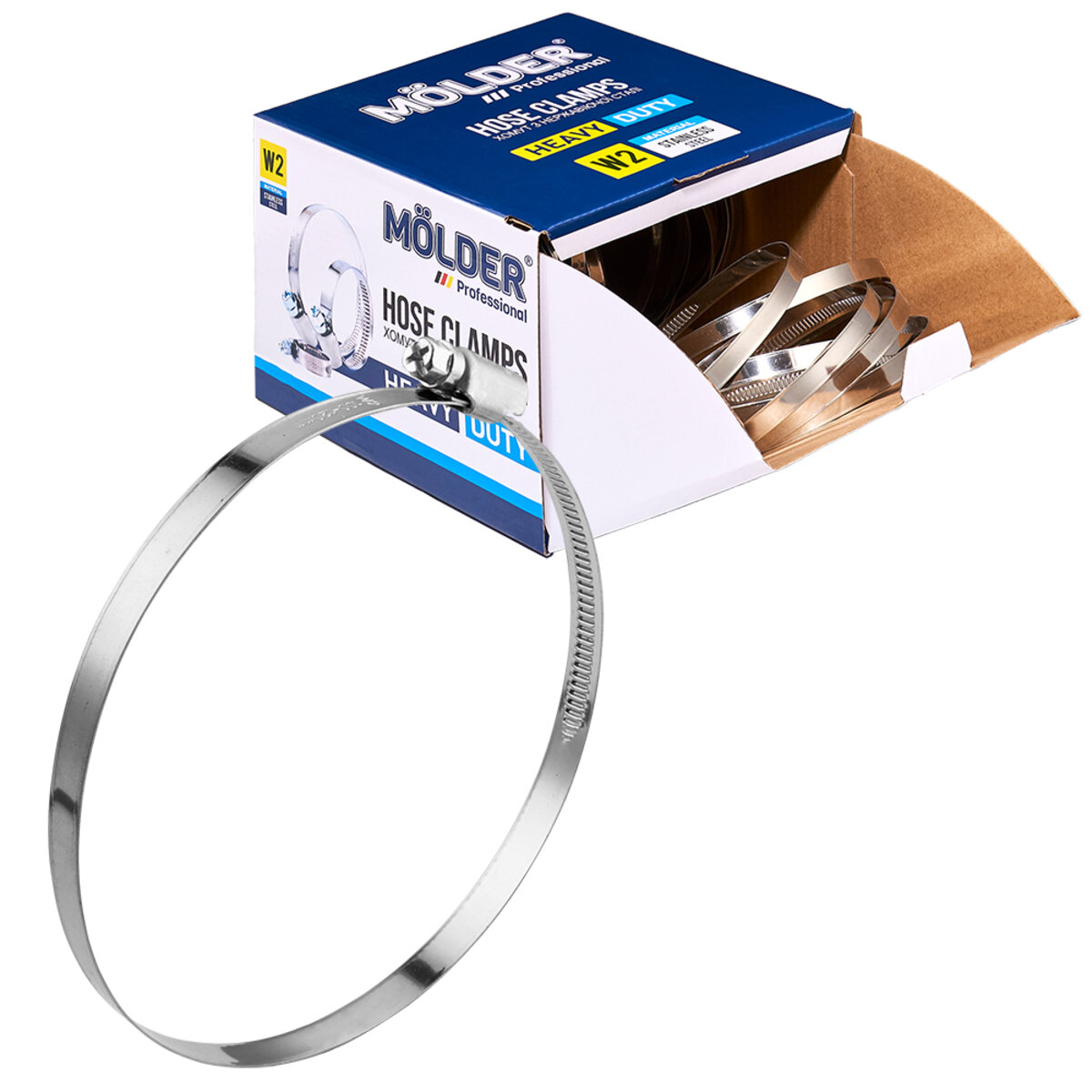 Хомути Molder 100-120/W2, 9мм, 100шт (MA40120) дивитися фото №1