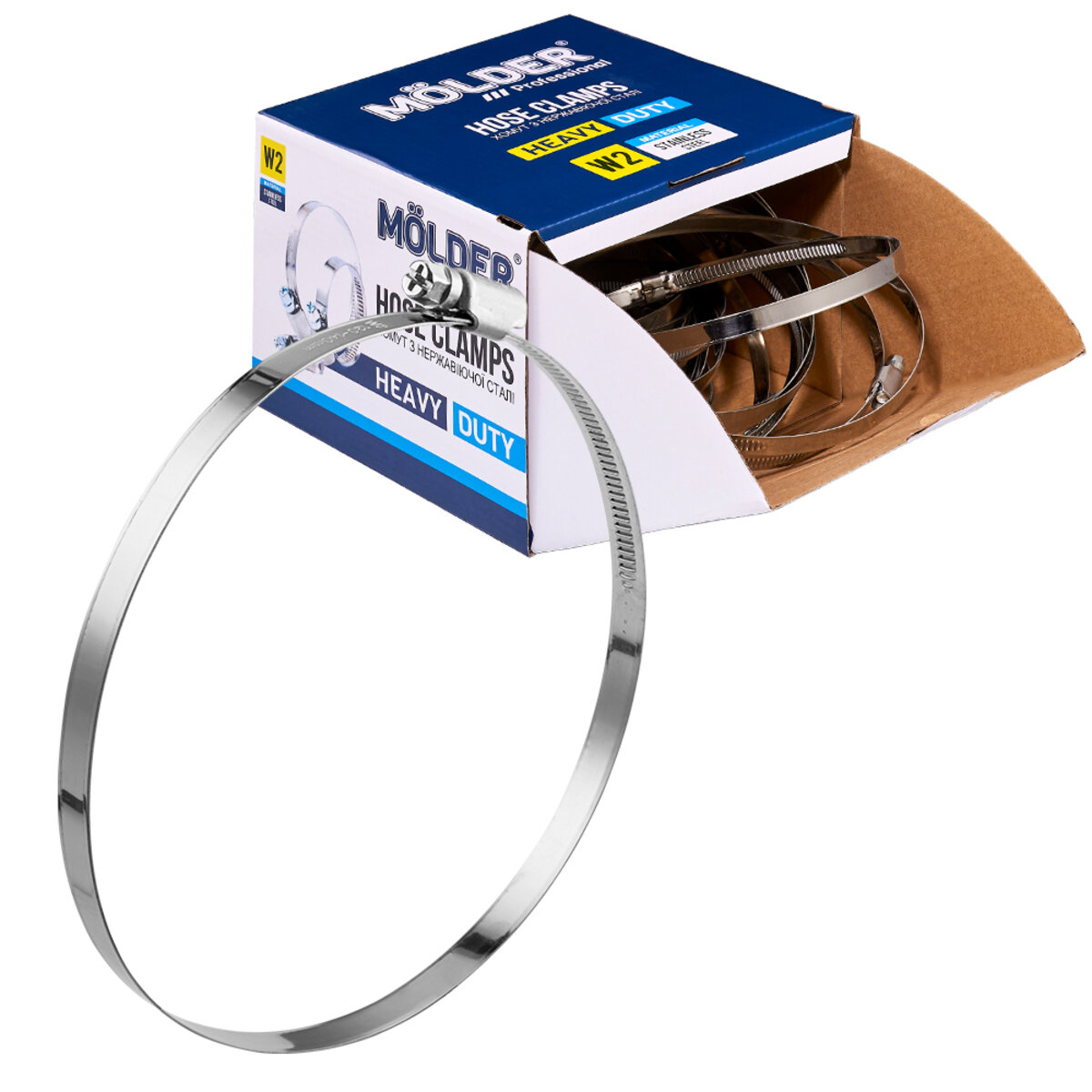 Хомути Molder 120-140/W2, 9мм, 100шт (MA40140) дивитися фото №1