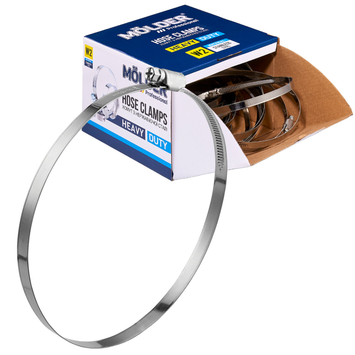 Хомути Molder 130-150/W2, 9мм, 100шт (MA40150) дивитися фото №1