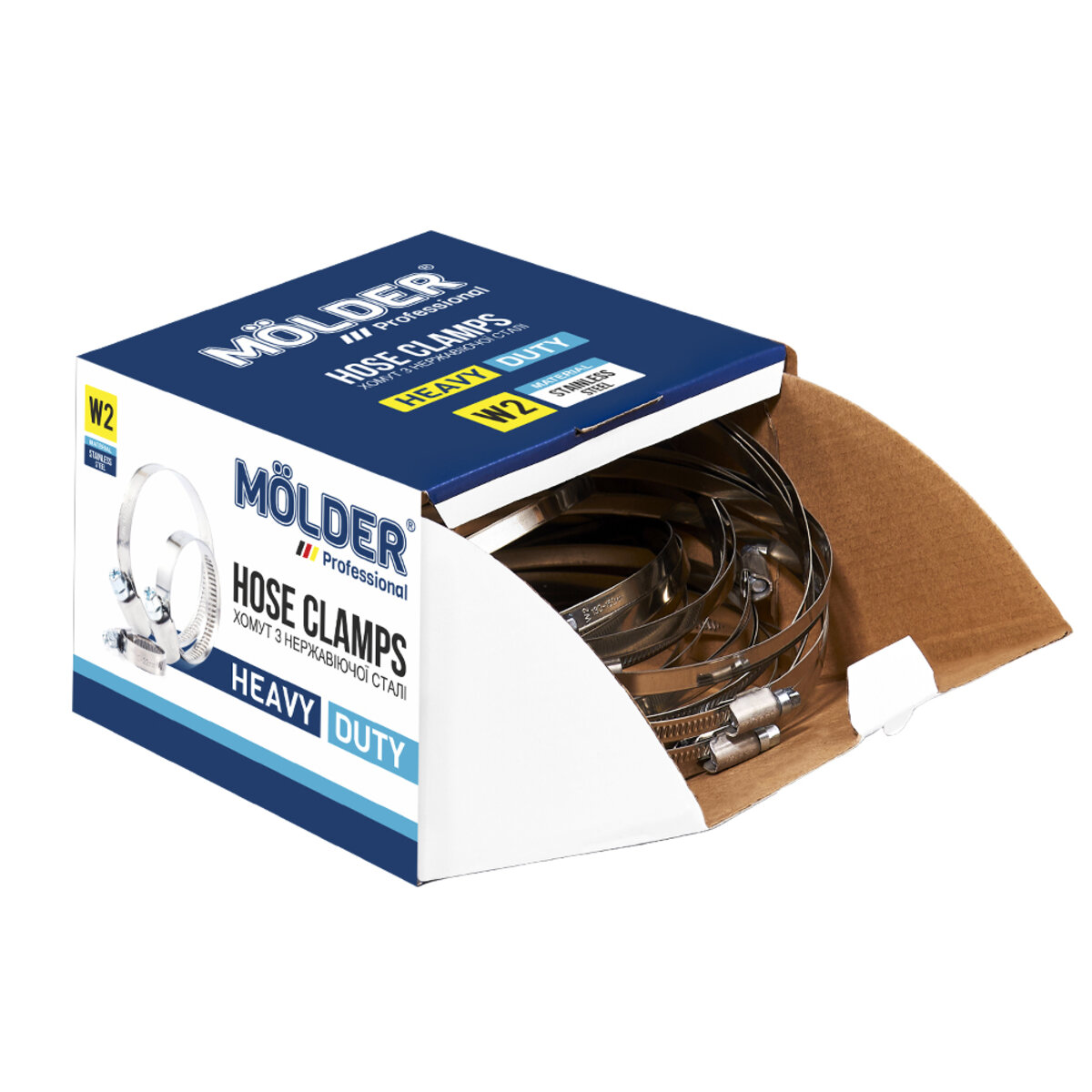 Хомути Molder 130-150/W2, 9мм, 100шт (MA40150) дивитися фото №5