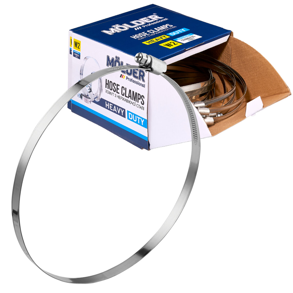 Хомути Molder 140-160/W2, 9мм, 100шт (MA40160) дивитися фото №1