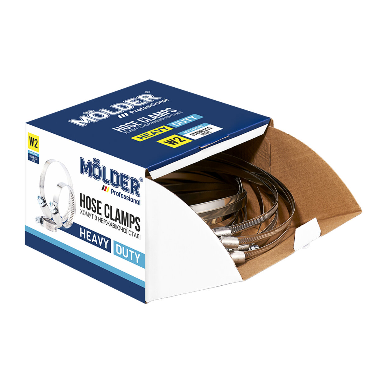 Хомути Molder 140-160/W2, 9мм, 100шт (MA40160) дивитися фото №4