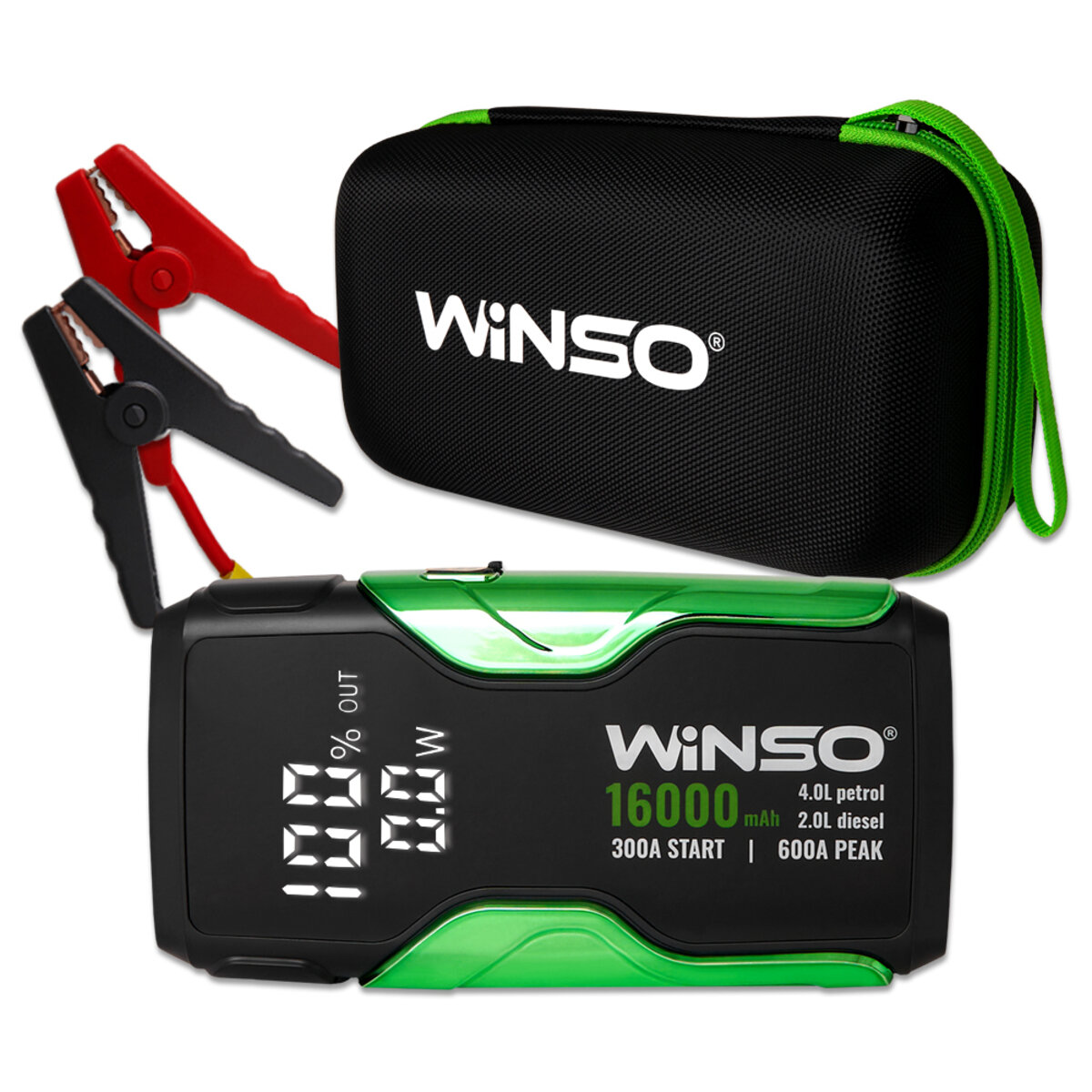 Бустер (пусковий пристрій) Winso Jump Starter 300A/600A 16000mAh 140310 (140310) дивитися фото №5