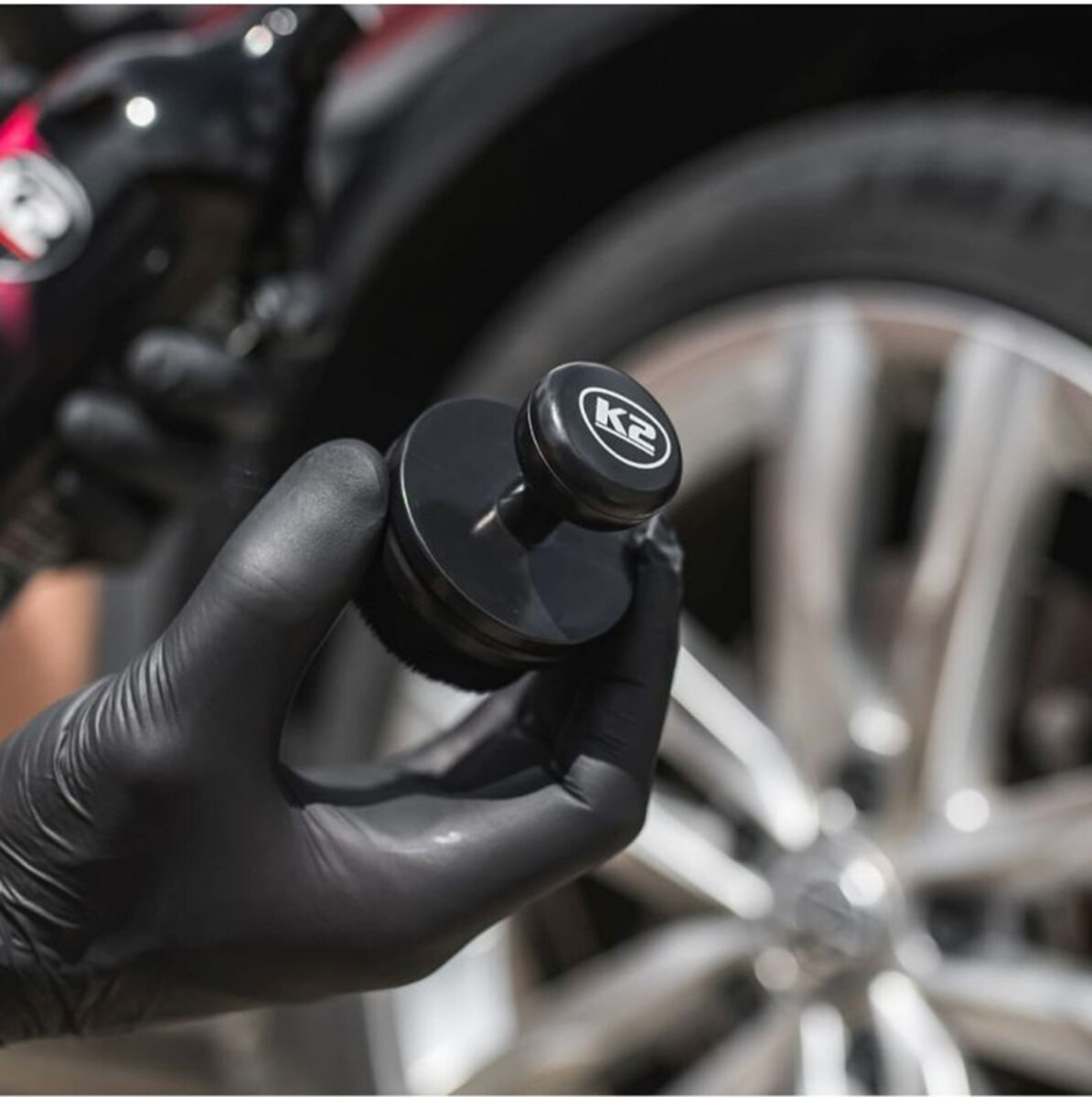 Щітка аплікатор K2 Traco Pro для полірування шин (D7040) дивитися фото №5
