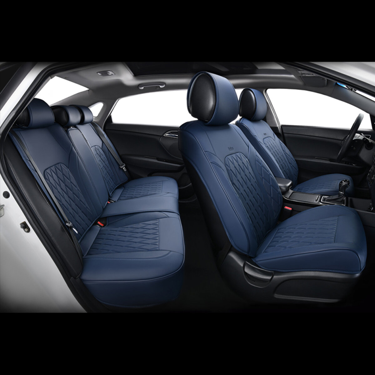 Комплект, 3D чохли для сидінь BELTEX Malibu, blue (BX88600) дивитися фото №2