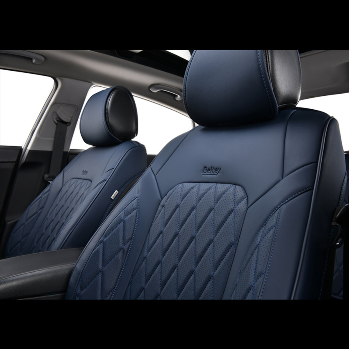 Комплект, 3D чохли для сидінь BELTEX Malibu, blue (BX88600) дивитися фото №4