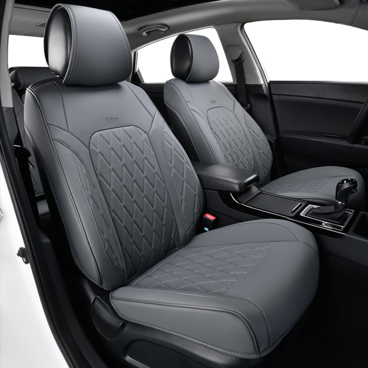 Комплект, 3D чохли для сидінь BELTEX Malibu, grey (BX88200) дивитися фото №3