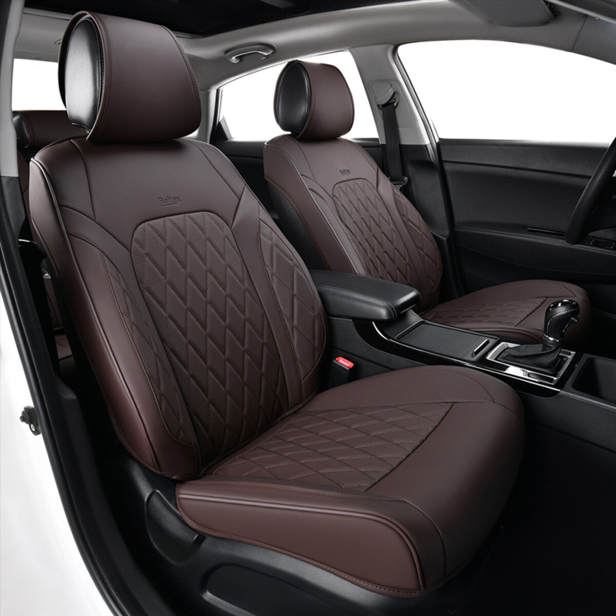 Комплект, 3D чохли для сидінь BELTEX Malibu, coffee (BX88300) дивитися фото №3