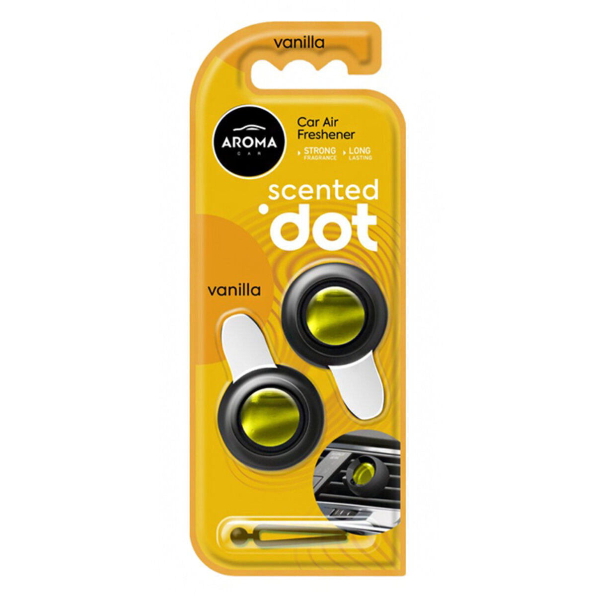 Ароматизатор Aroma Car Double DOT - Vanilla рідкий (12012) Зображення №1 Ароматизатор Aroma Car Double DOT - Vanilla рідкий (12012) дивитися фото №1
