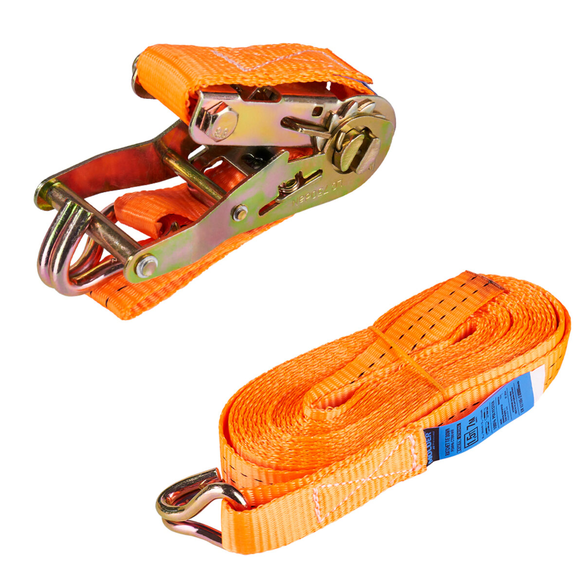 Стяжний ремінь Molder 1,5т, 7м (MA20157) дивитися фото №4