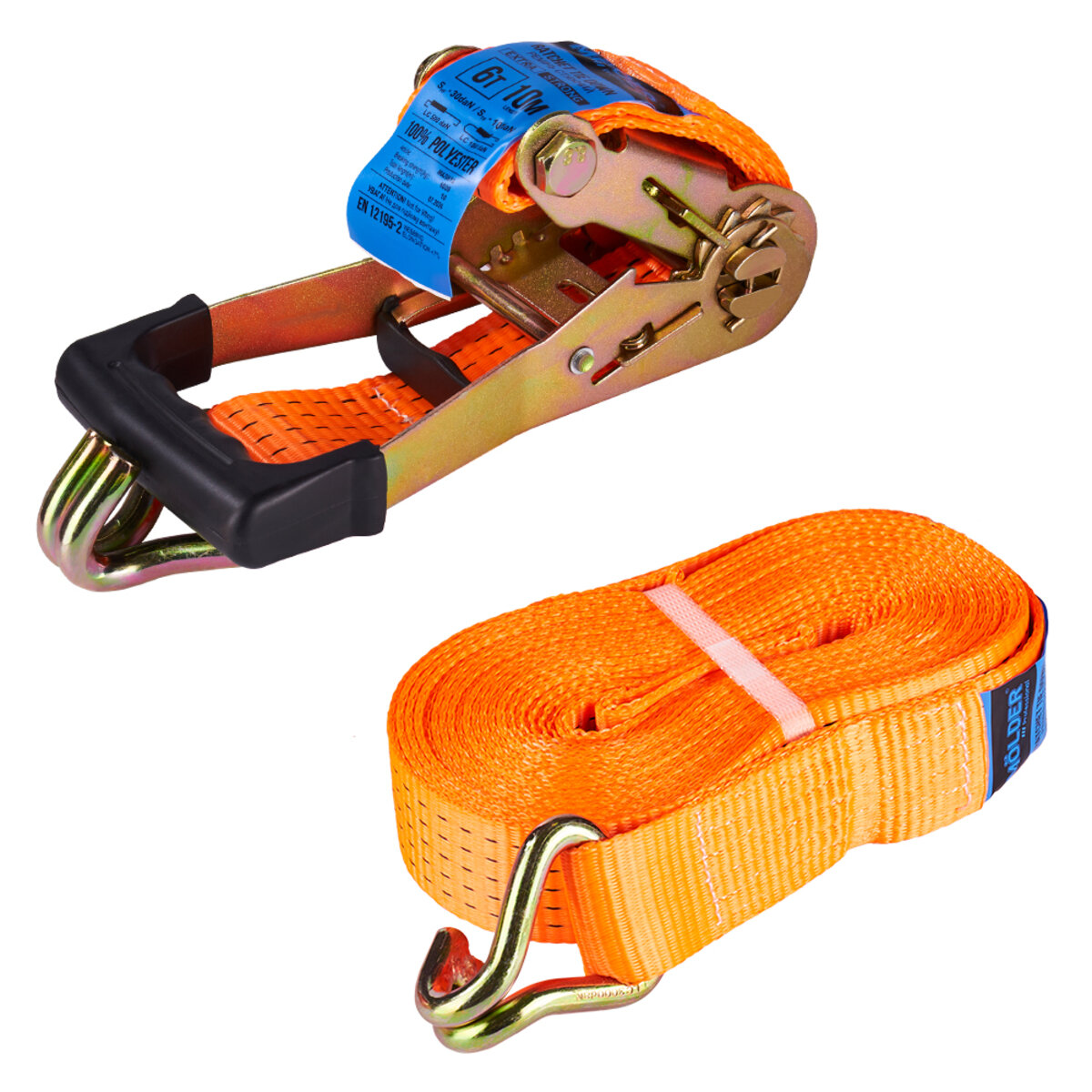 Стяжний ремінь Molder 6т, 10м (MA20610) дивитися фото №4