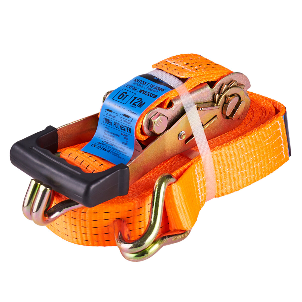 Стяжний ремінь Molder 6т, 12м (MA20612) дивитися фото №1