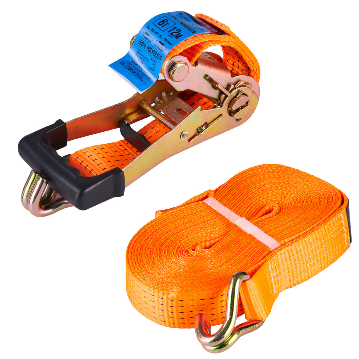 Стяжний ремінь Molder 6т, 12м (MA20612) дивитися фото №4