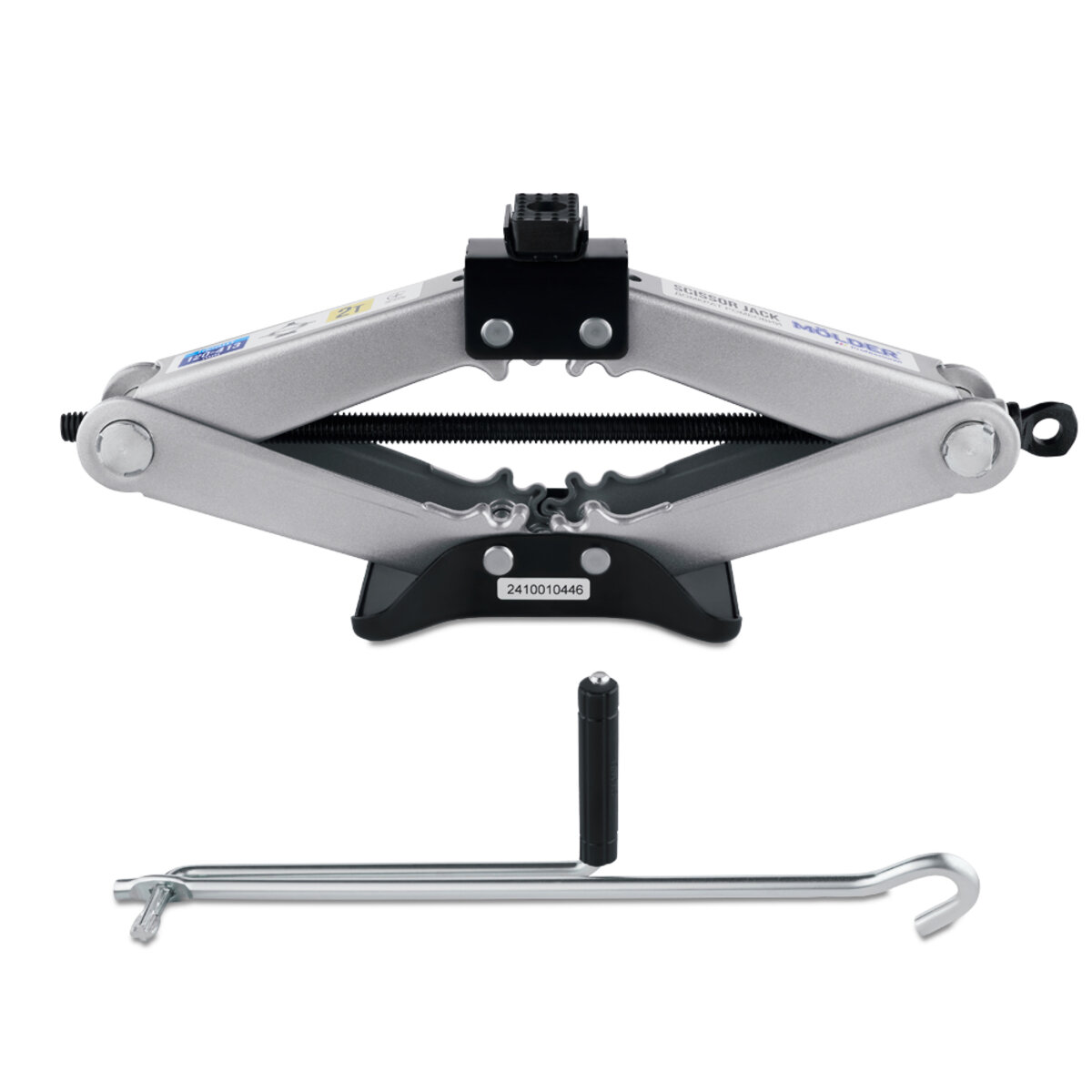 Домкрат ромбовий Molder 2т 120-413мм гумова подушка (MA32020) дивитися фото №3