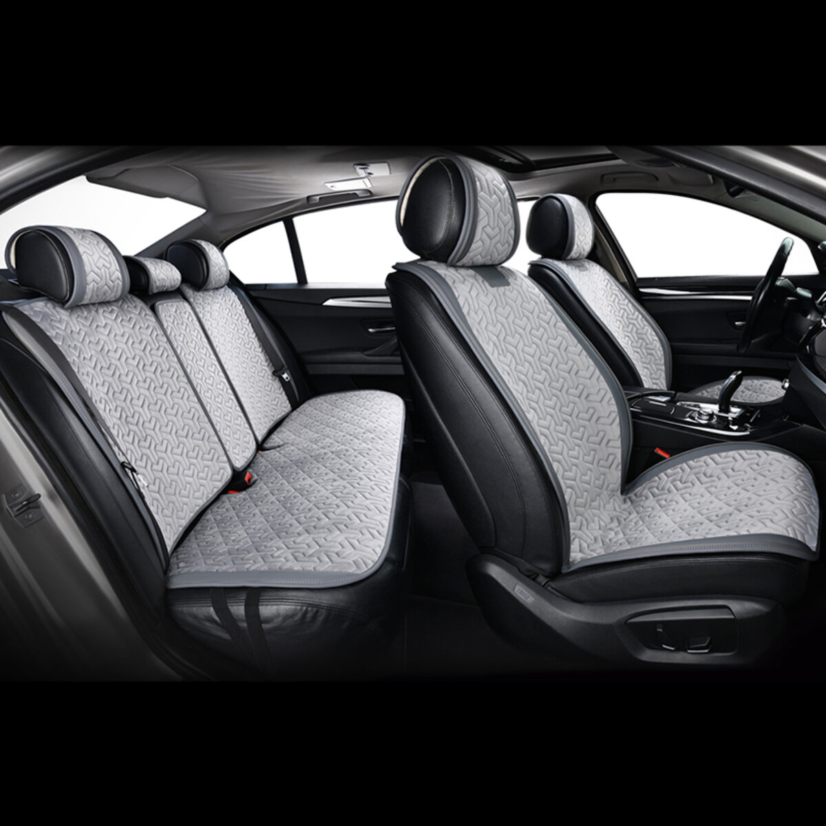 Преміум накидки для передніх сидінь Winso Pro DELTA, gray 2шт. (420210) дивитися фото №2