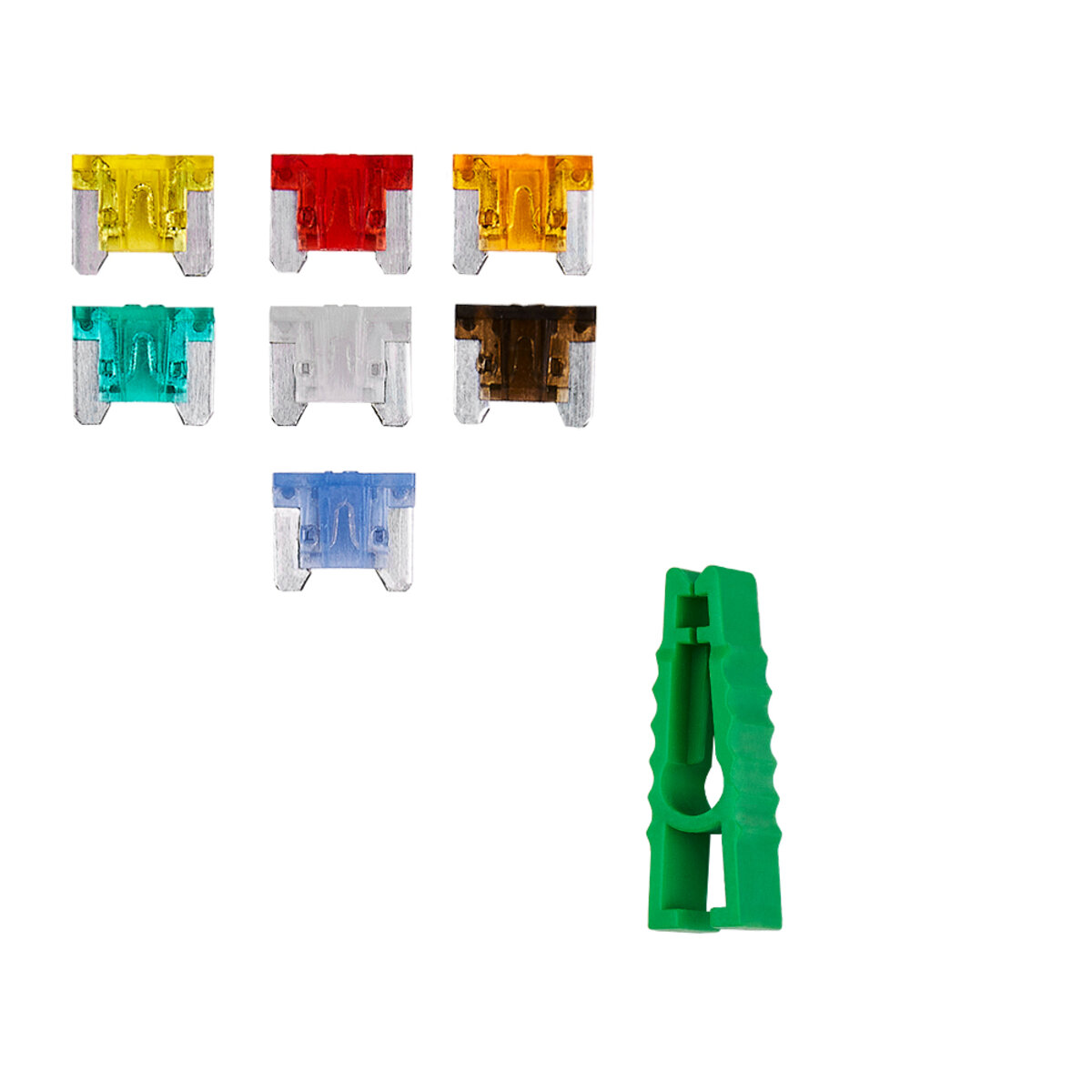 Набір запобіжників Molder Mini Low Profile (5А,7,5А,10А,15А,20А,25А,30А), 10шт (MA22400) дивитися фото №2