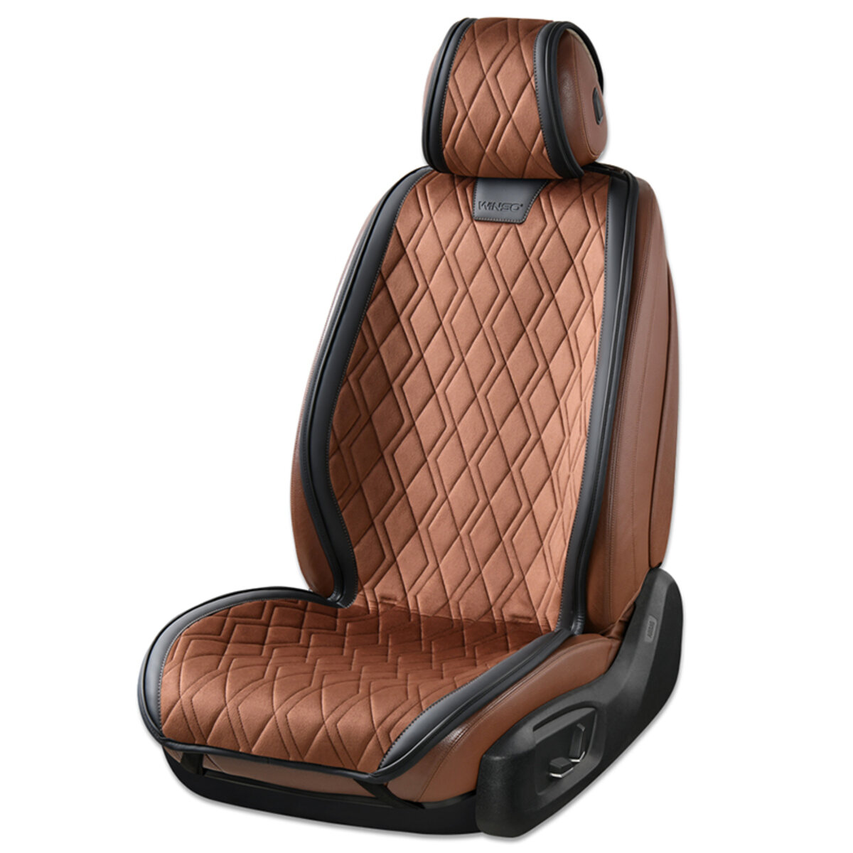 Преміум накидки для передніх сидінь Winso Pro PRESTIGE, coffee-black 2шт. (410410) дивитися фото №1