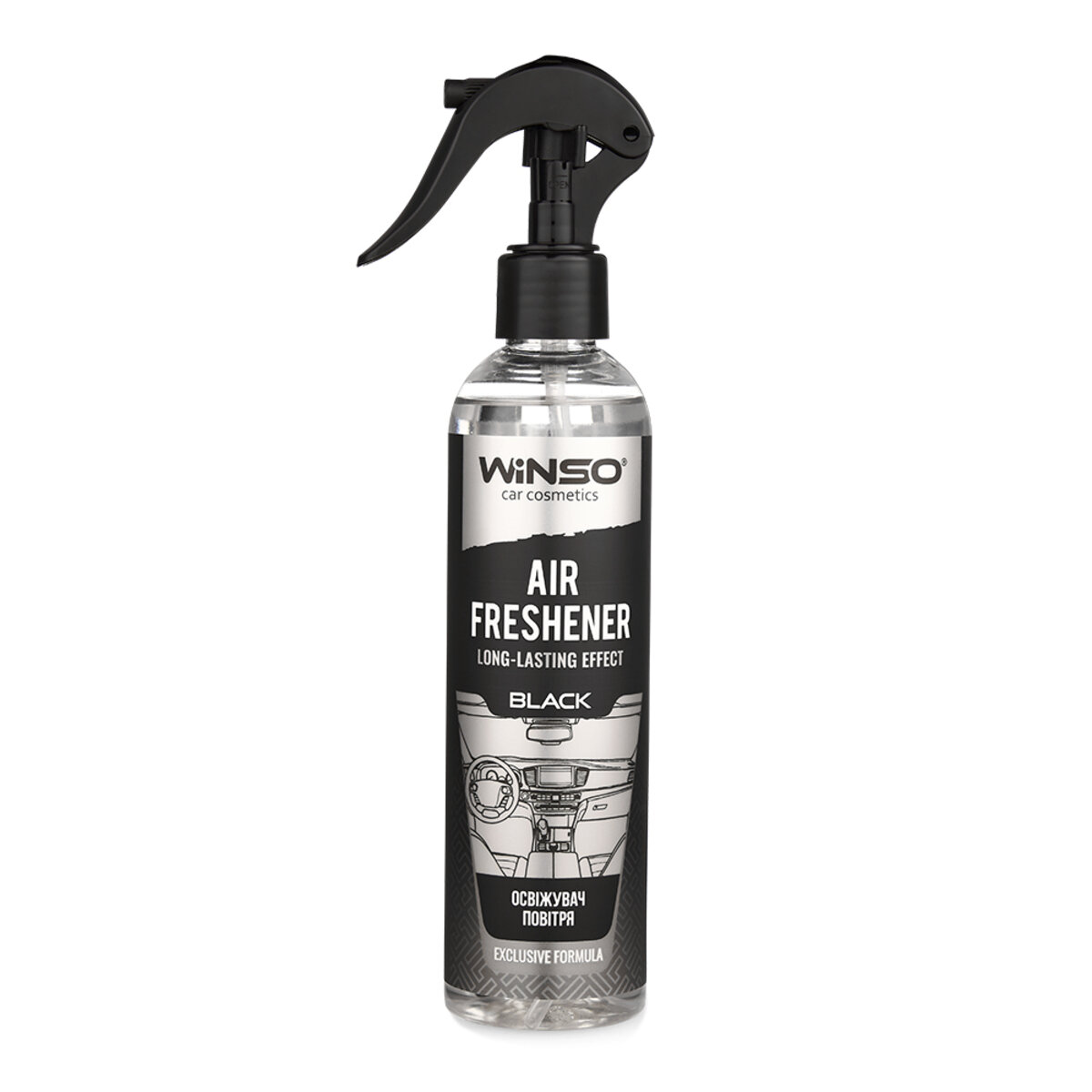 Освіжувач повітря Winso Air Freshener Black, 250мл (825004) дивитися фото №1