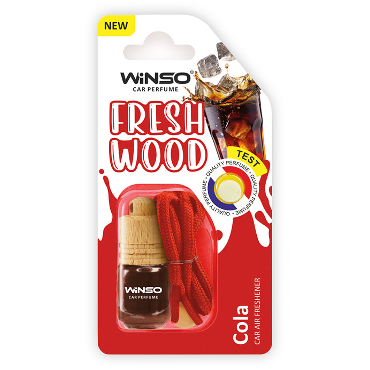 Ароматизатор повітря в блістері Winso Fresh Wood - Cola (539230) дивитися фото №1
