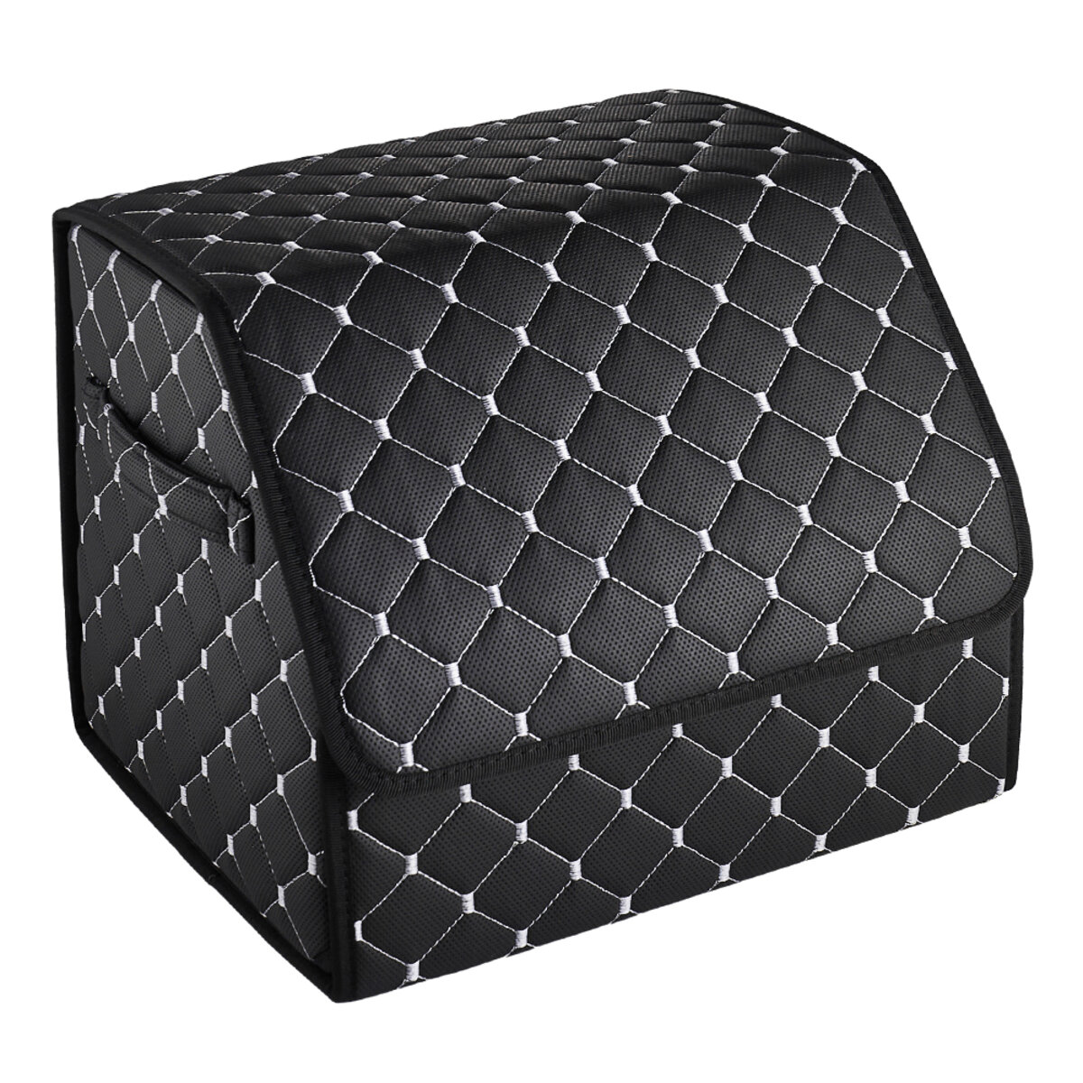 Сумка органайзер Beltex Еко шкіра S 35х30х30 чорна/сіра (BX39702) дивитися фото №1