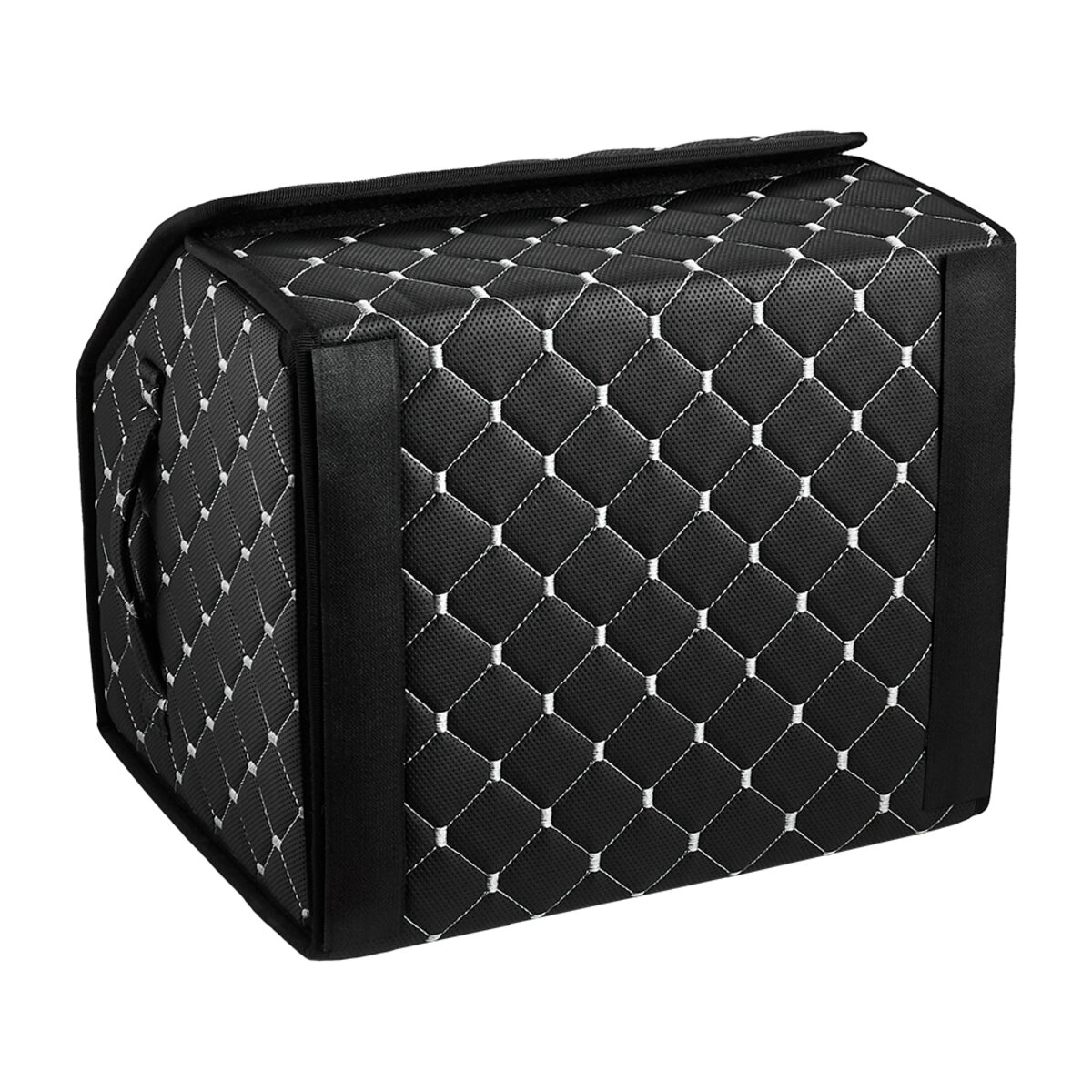 Сумка органайзер Beltex Еко шкіра S 35х30х30 чорна/сіра (BX39702) дивитися фото №3