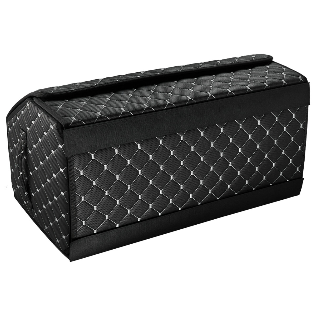 Сумка органайзер Beltex Еко шкіра L 60х31х31 чорна/сіра (BX39722) дивитися фото №4