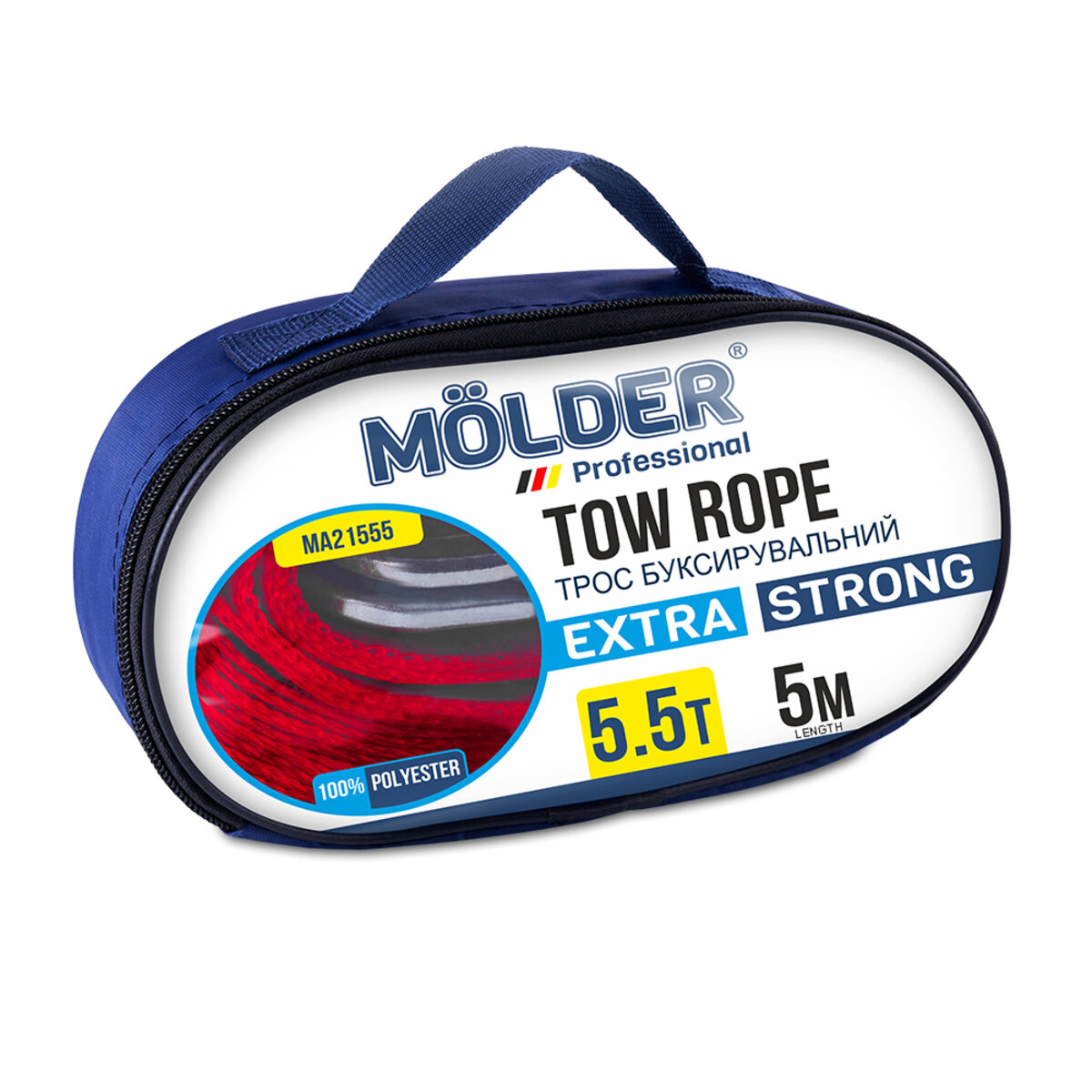 Буксирувальний трос Molder 5,5т, 5м (MA21555) дивитися фото №5