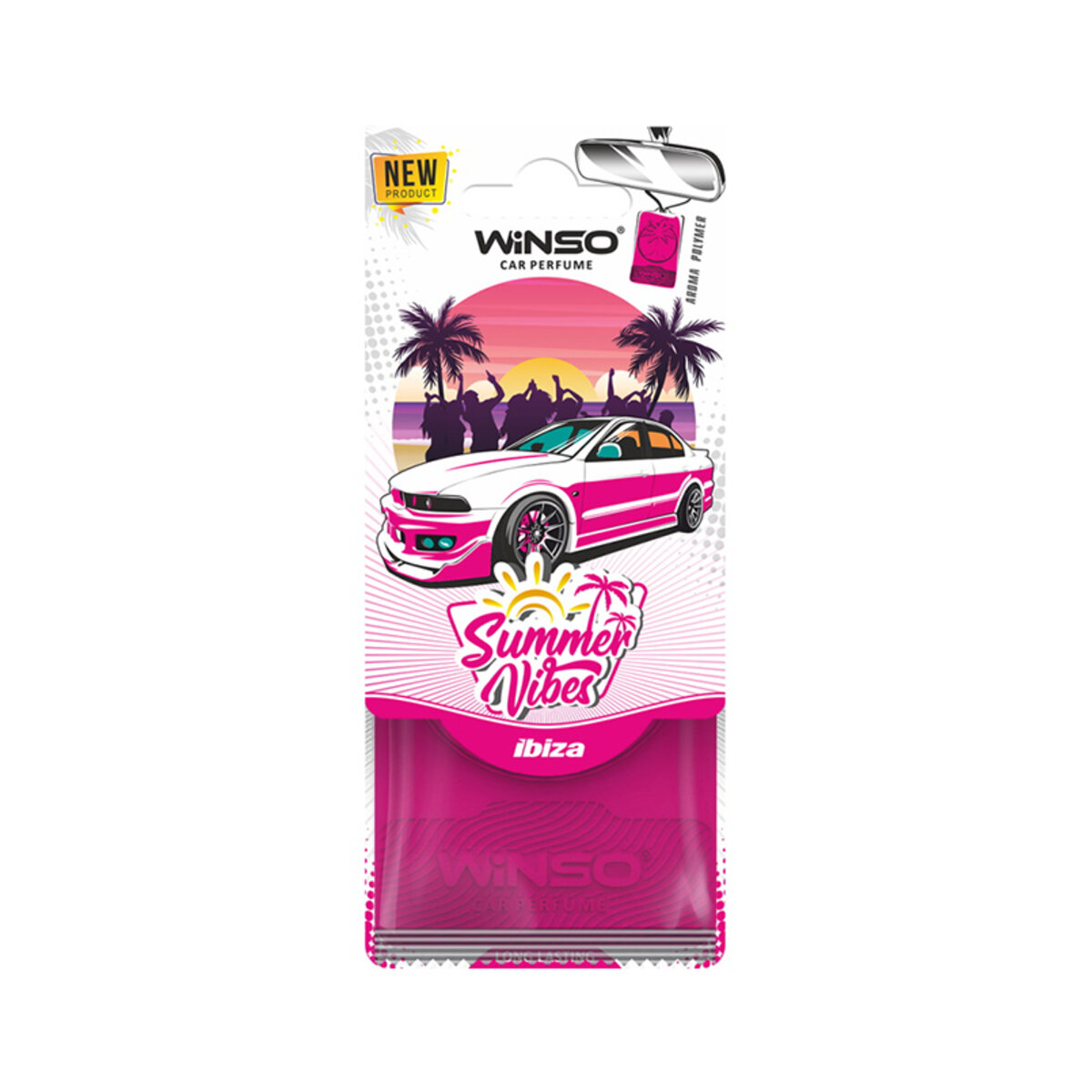 Ароматизатор полімерний Winso Summer Vibes - Ibiza (990060) дивитися фото №1