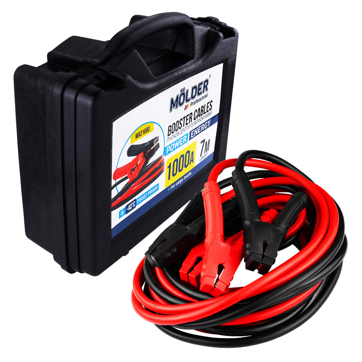 Провода-прикурювачі Molder 1000A, 7м (MA21000) дивитися фото №1