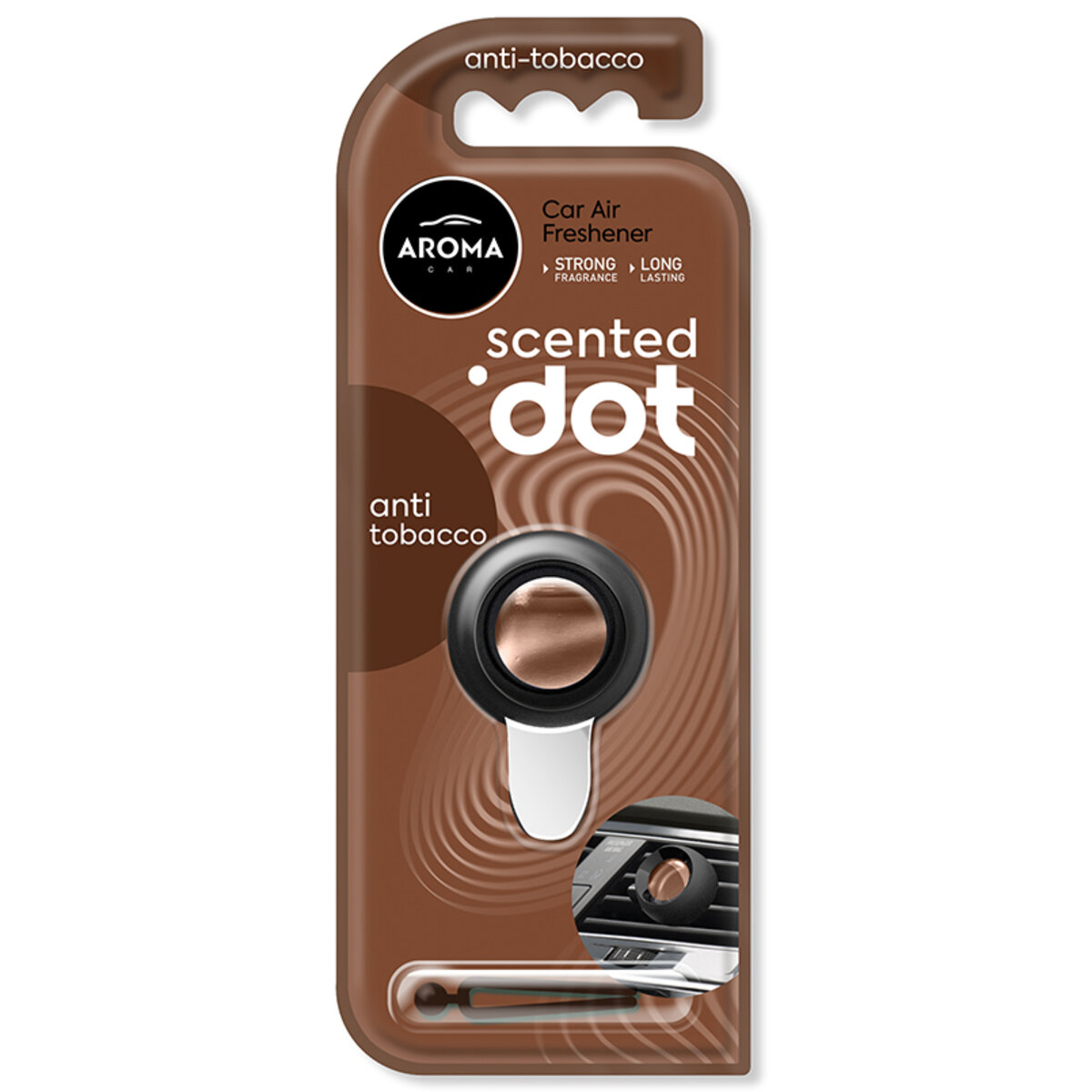 Ароматизатор Aroma Car DOT Single - ANTI TOBACCO (12045) дивитися фото №1