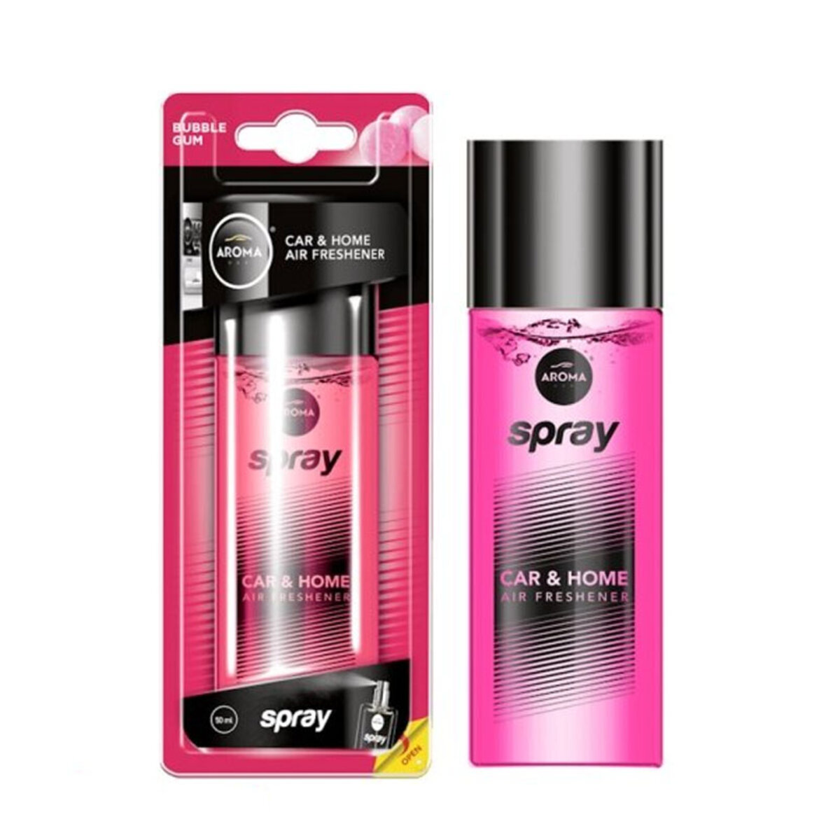 Ароматизатор Aroma Car Spray - BUBBLE GUM  50ml (92797) дивитися фото №1