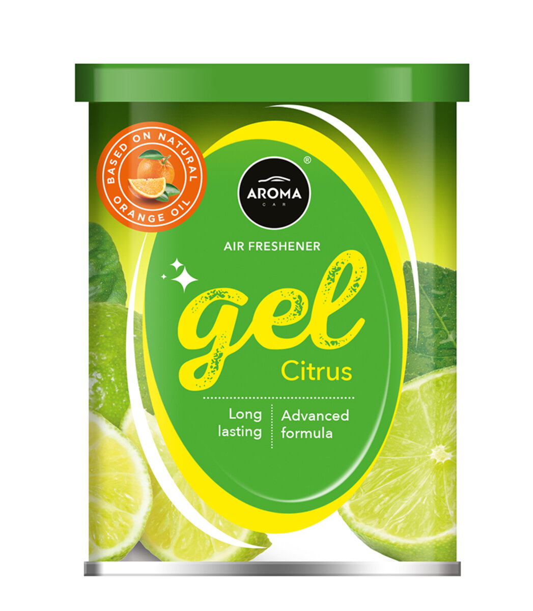 Ароматизатор Aroma Car Terpen Gel - CITRUS 80g (11656) дивитися фото №1