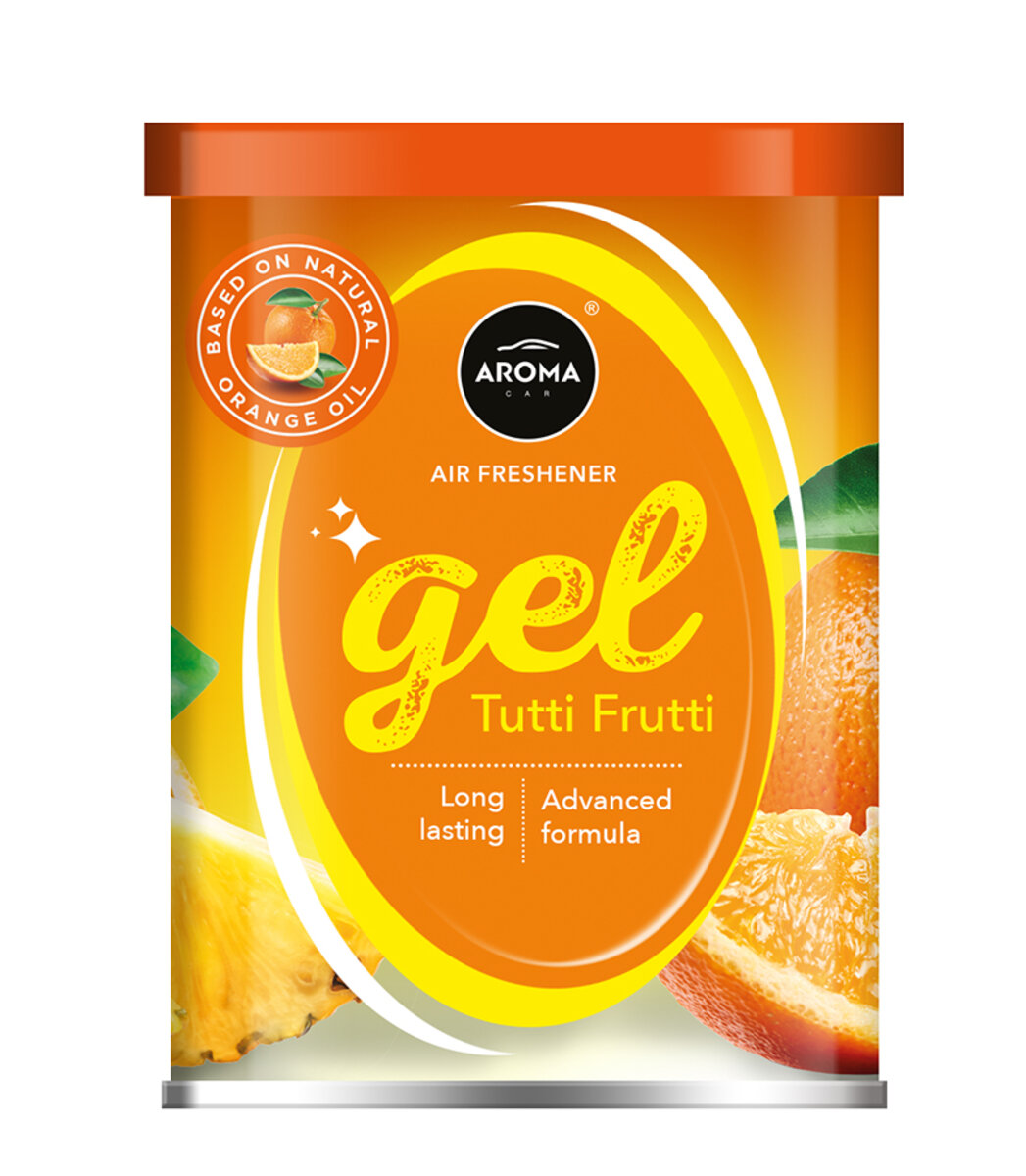 Ароматизатор Aroma Car Terpen Gel - TUTTI FRUTTI 80g (11654) дивитися фото №1