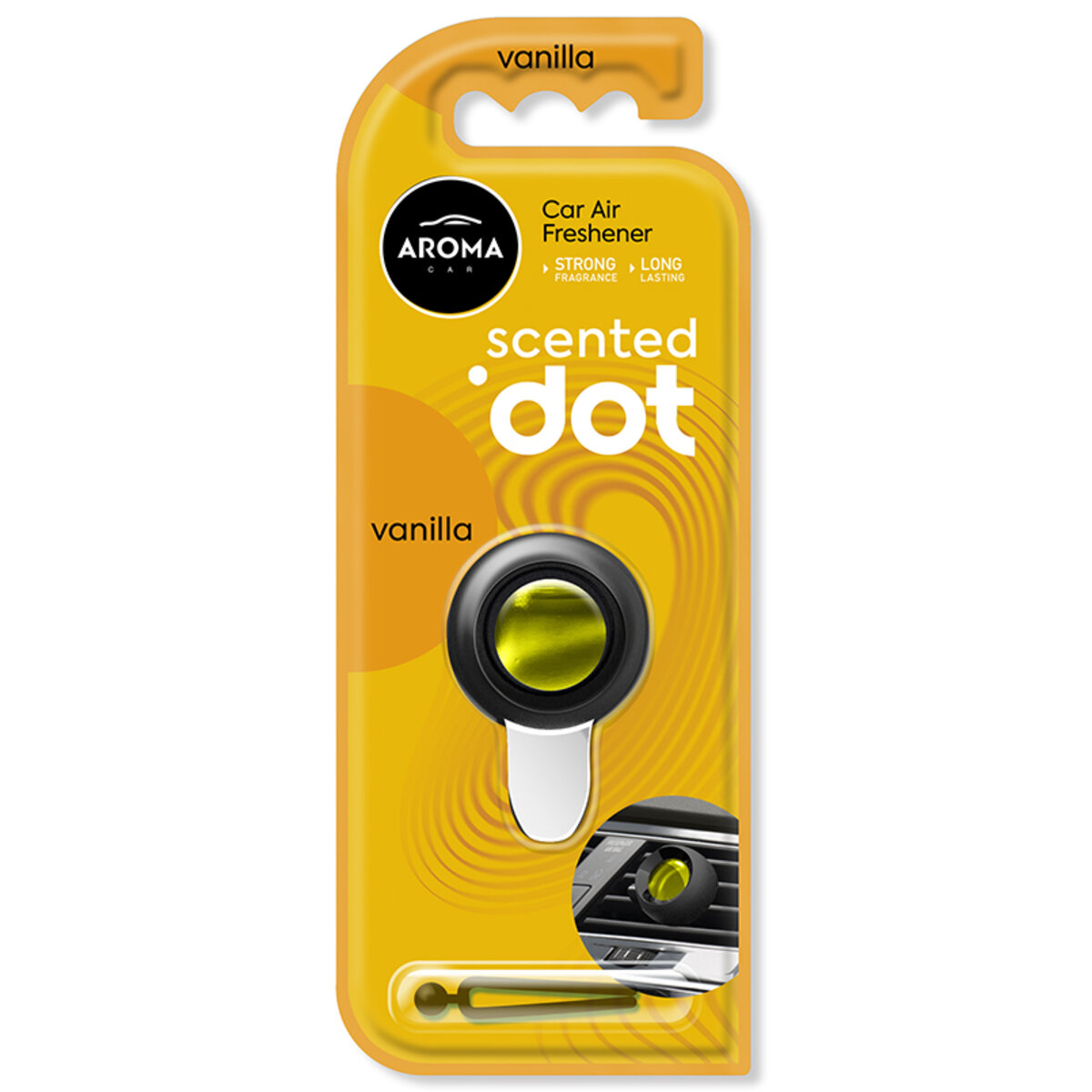Ароматизатор Aroma Car DOT Single - VANILLA (12042) дивитися фото №1