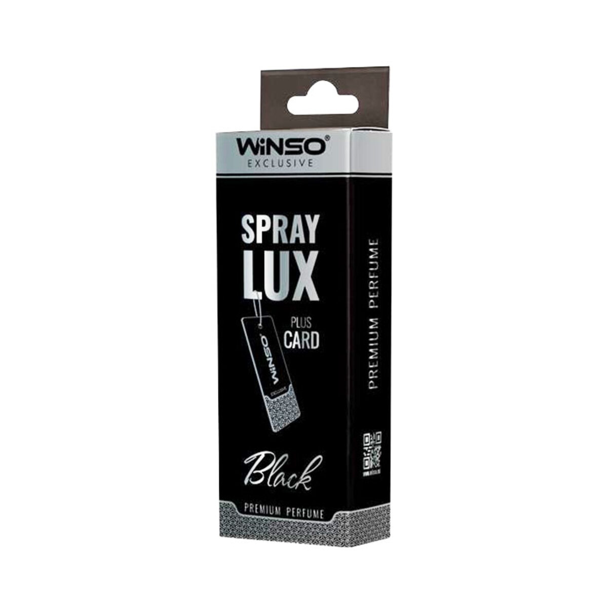 Ароматизатор в інд. упаковці WINSO Spray Lux Exclusive plus CARD - Black   (539560) дивитися фото №1