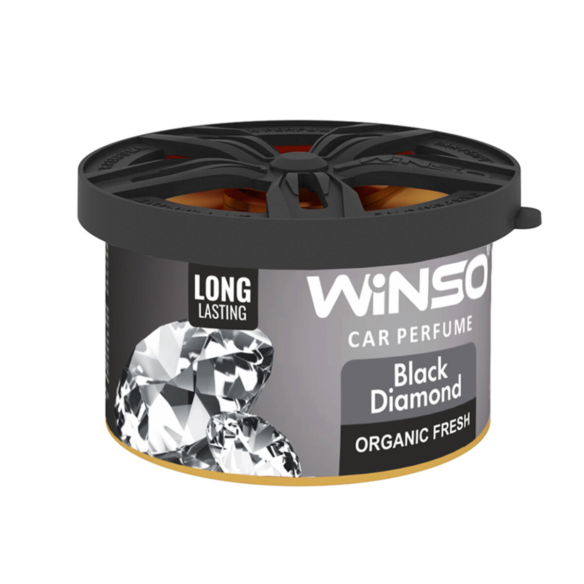 Ароматизатор Winso Organic Fresh Black Diamond гелевий 40г (539080) дивитися фото №1