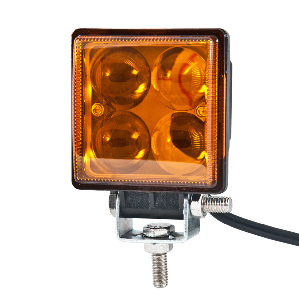 Автолампа світлодіодна BELAUTO EPISTAR Spot Amber LED 75х75х49 (4*3w) (BOL0403QLA) дивитися фото №1