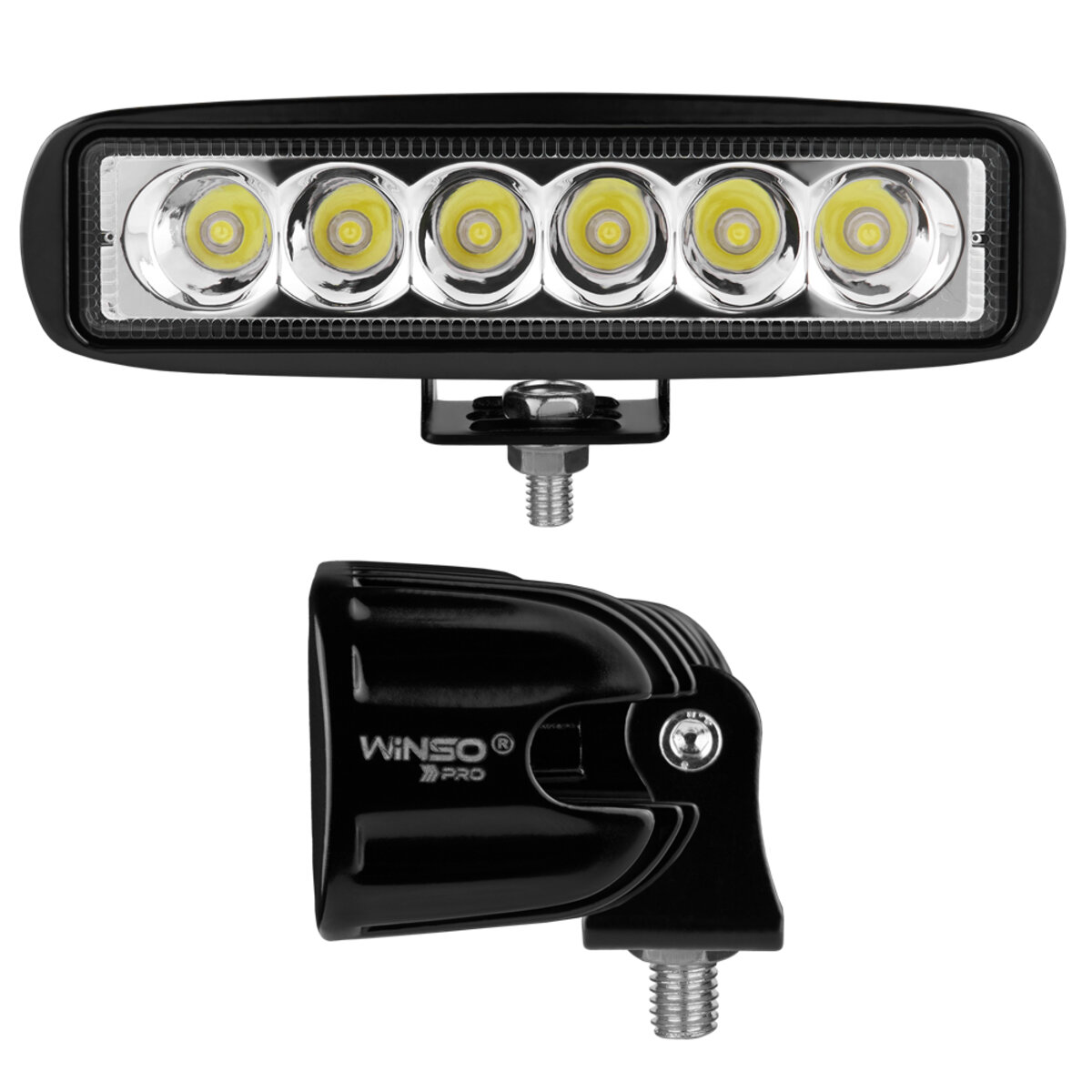 Фара світлодіодна Winso Pro EPISTAR точковий 10-30V, 18W (6x3W), 1шт (780220) дивитися фото №4