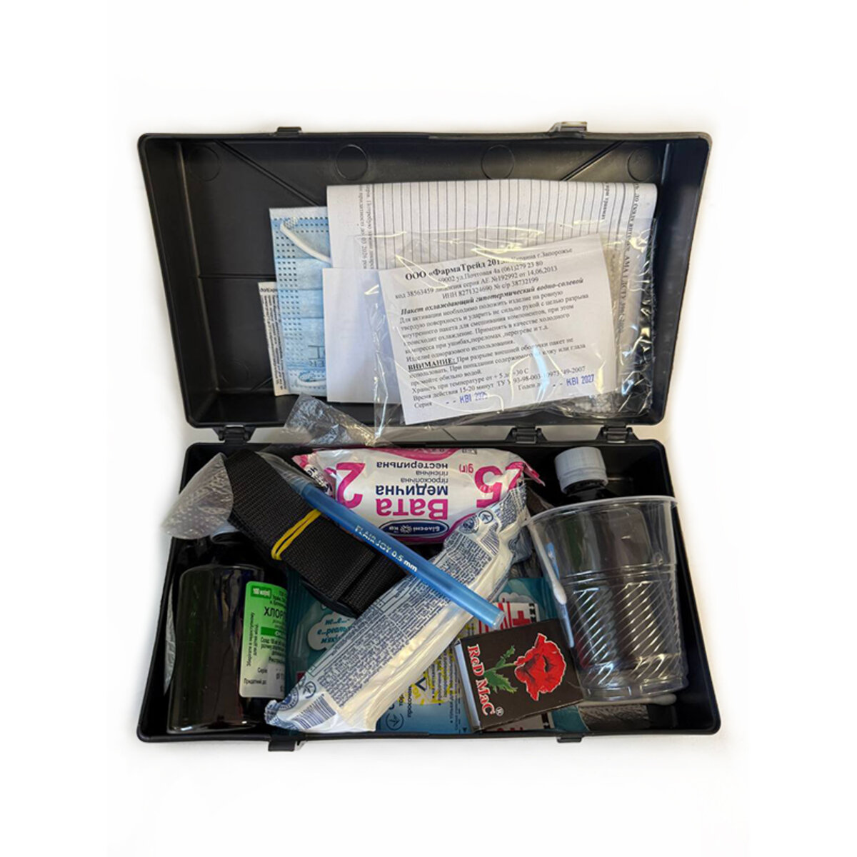 Аптечка універсальна чорна ОТЗ №1 (0167) дивитися фото №4