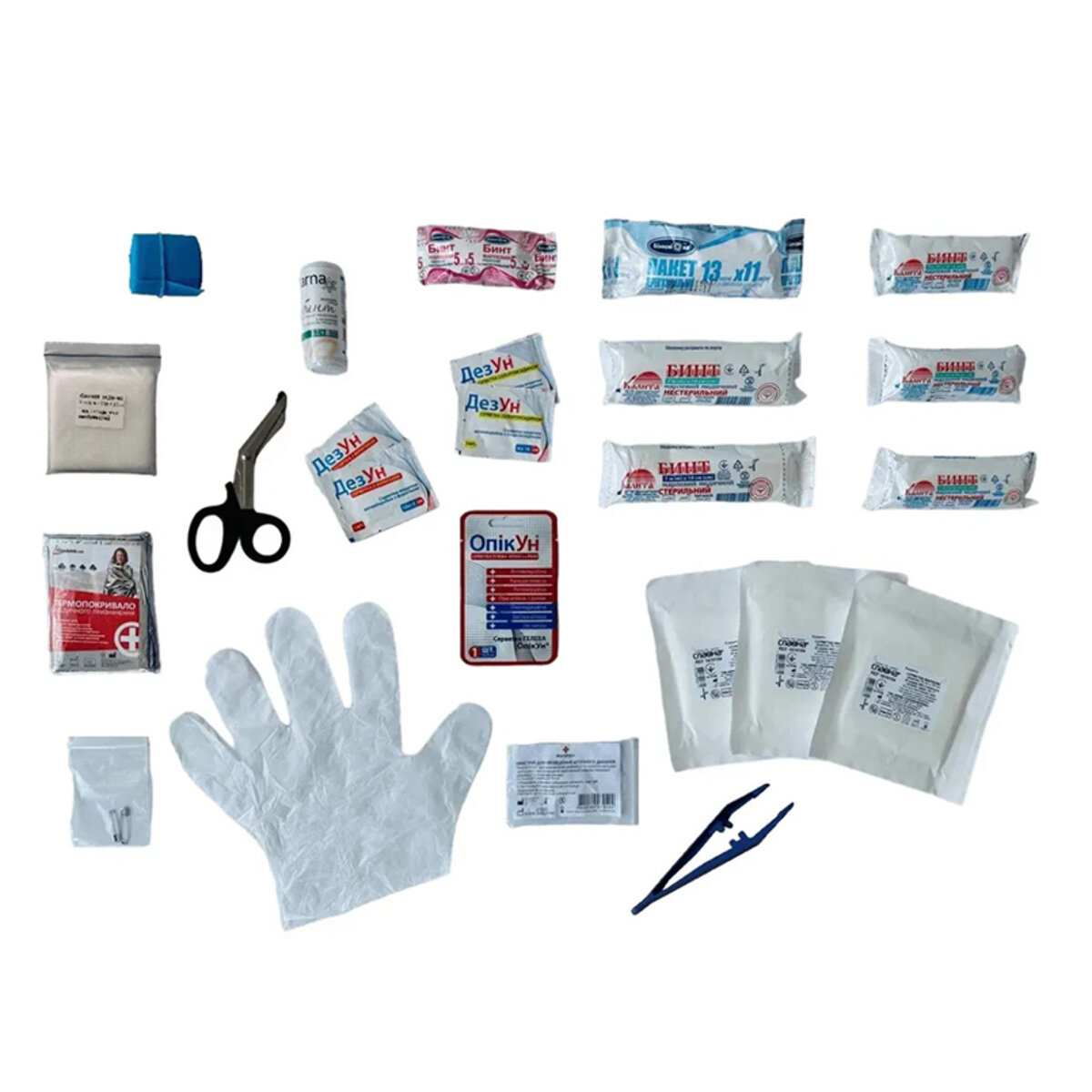 Аптечка медична автомобільна -1 Poputchik згідно ТУ, мякий футляр (02-021-M) дивитися фото №3