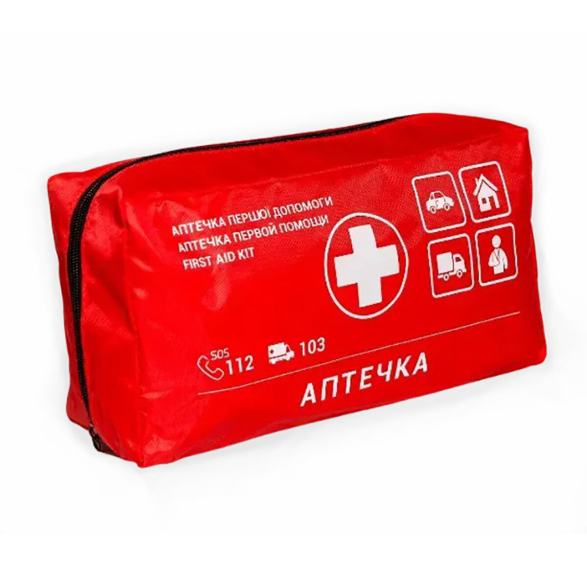 Аптечка медична автомобільна АМА-1 згідно ТУ, мякий футляр (02-076-M) дивитися фото №6